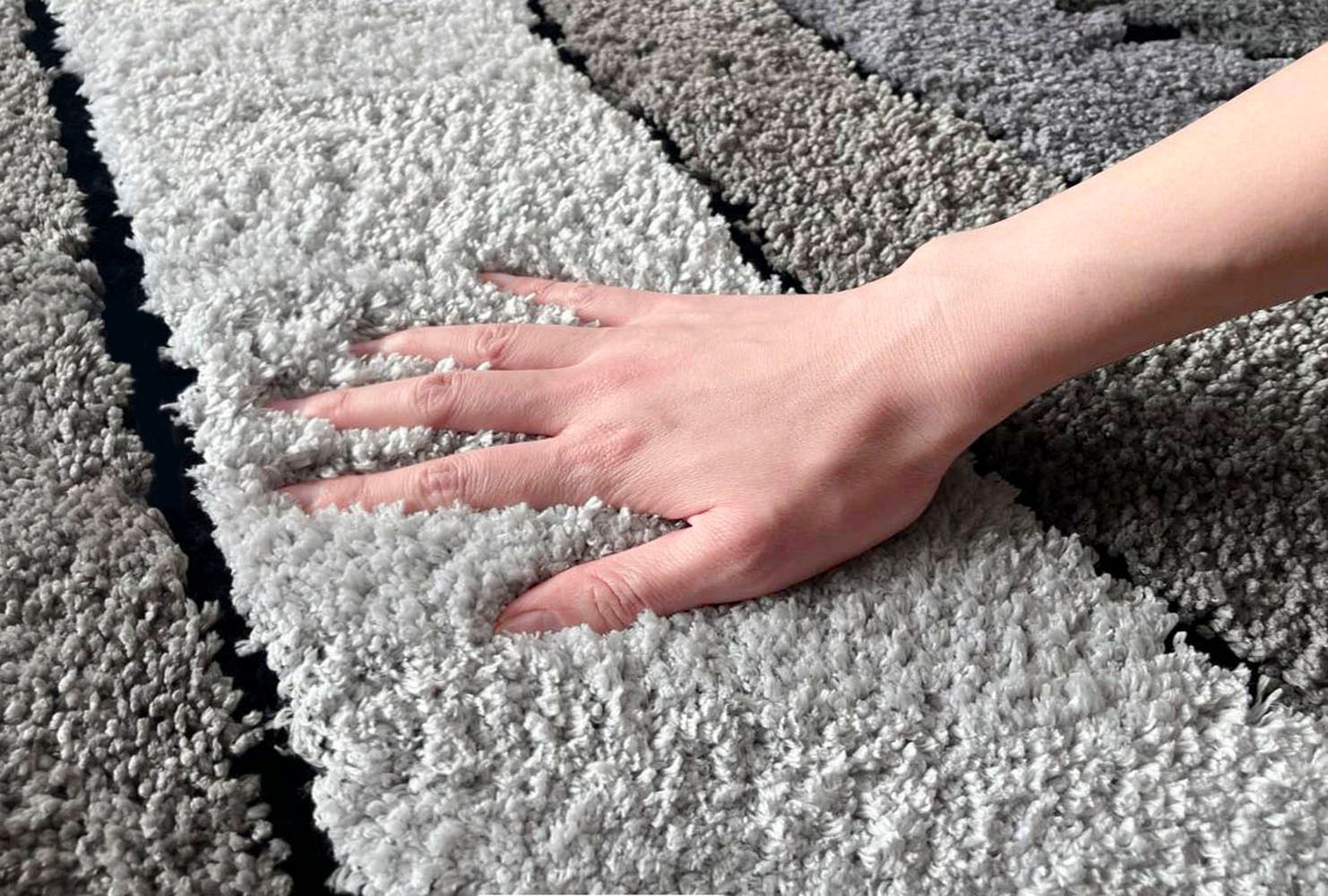 my home Badematte »Josie, Badvorleger, Badezimmer Teppich«, rutschhemmend beschichtet, fussbodenheizungsgeeignet-schnell trocknend-strapazierfähig, Badteppich, Badematten, rechteckig, rund & als 3-tlg. Set erhältlich