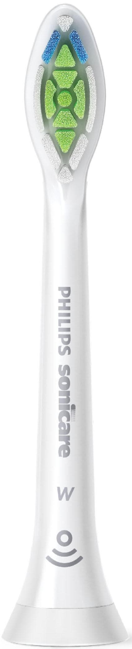 Philips Sonicare Aufsteckbürsten »Standard W2 Optimal White, Farbe weiss«, mit der Bürstenkopferkennung, Standardgrösse