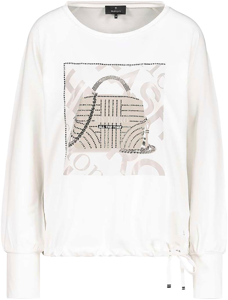 glitzerndem shoppen bei Schweiz Langarmshirt, Monari mit Print online Jelmoli-Versand Taschen