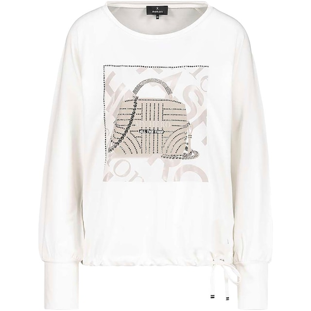 Monari Langarmshirt, mit glitzerndem Taschen Print online shoppen bei  Jelmoli-Versand Schweiz