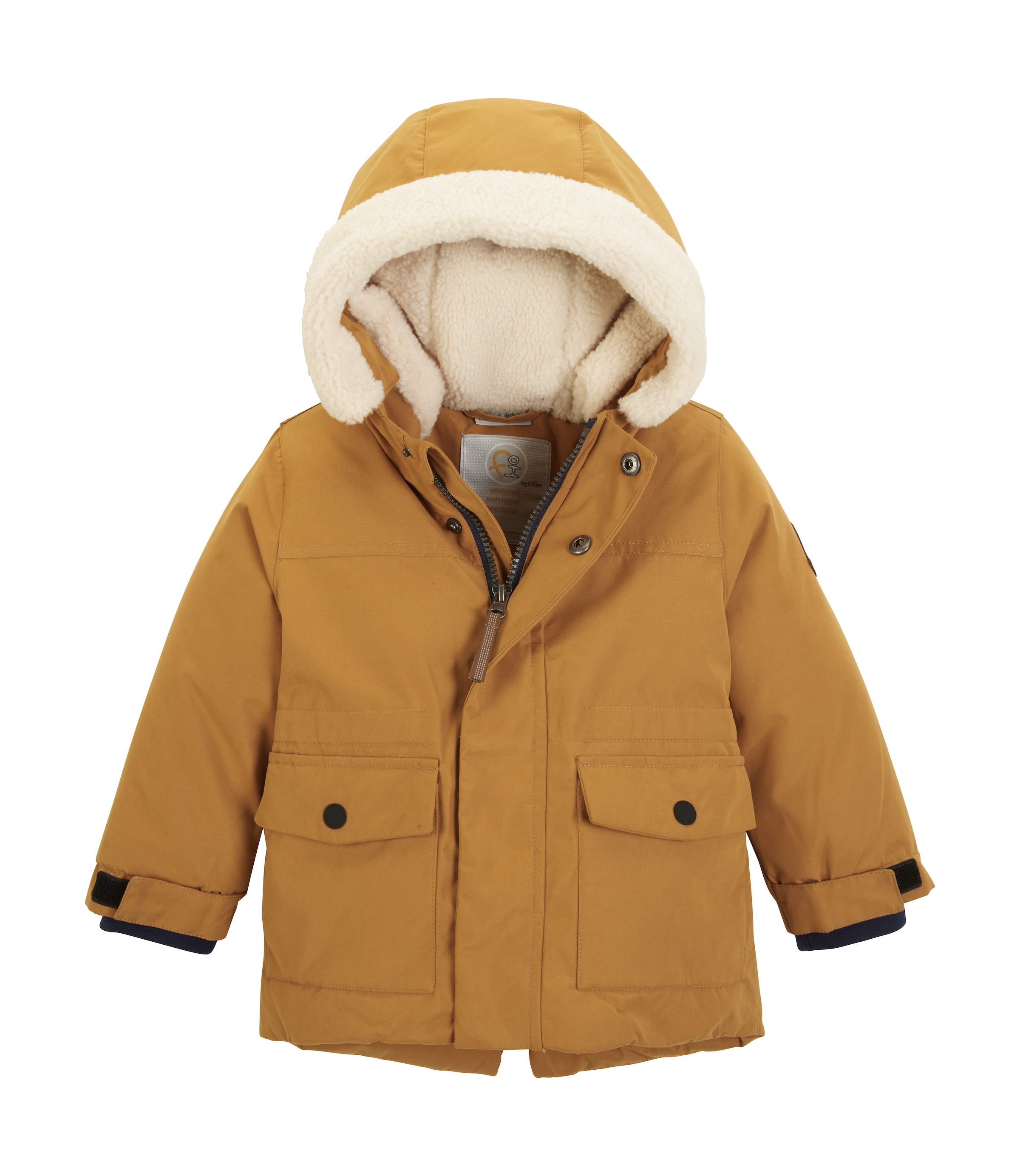 first instinct by killtec Parka »FIOW 26 MNS PRK« Wasserdichter Parka mit Teddyfell, atmungsaktiv, PFAS-frei imprägniert