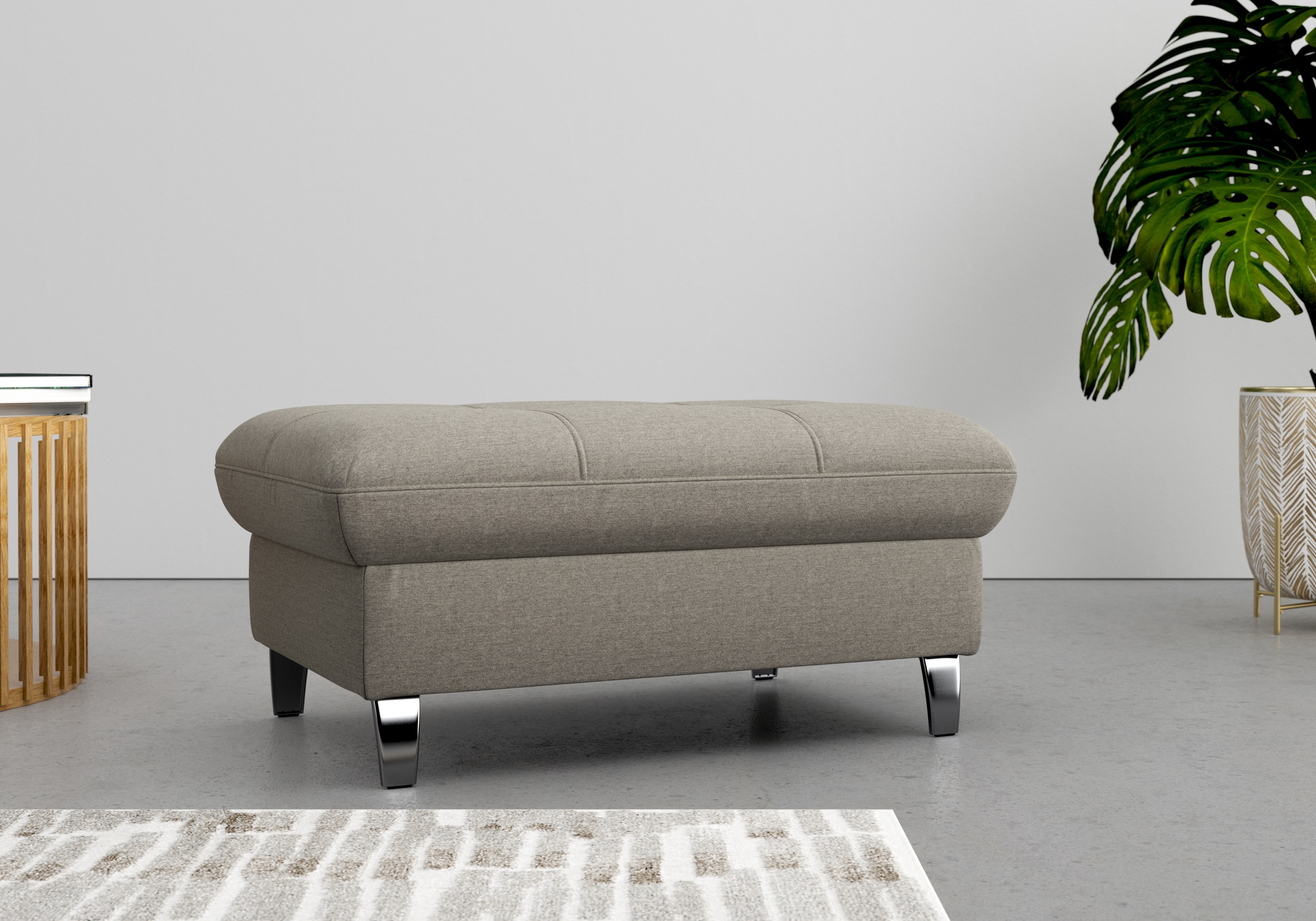 sit&more Stauraumhocker »Maggiore«, mit Stauraum und modernen Metallbeinen