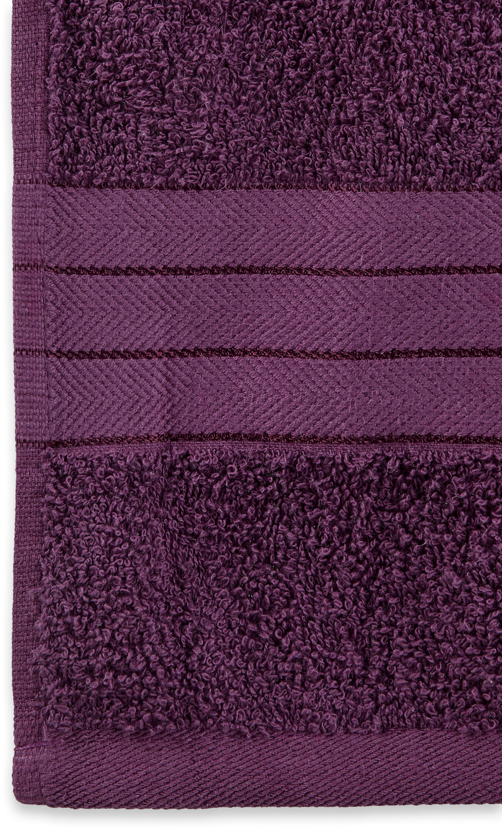 good morning Handtücher »Uni Good Morning«, (4 St., 4er Set Handtücher 50 x 100 cm), Baumwolle, Walkfrottee, Bordüre, 500 GSM, Einfarbig, ohne Aufhängung