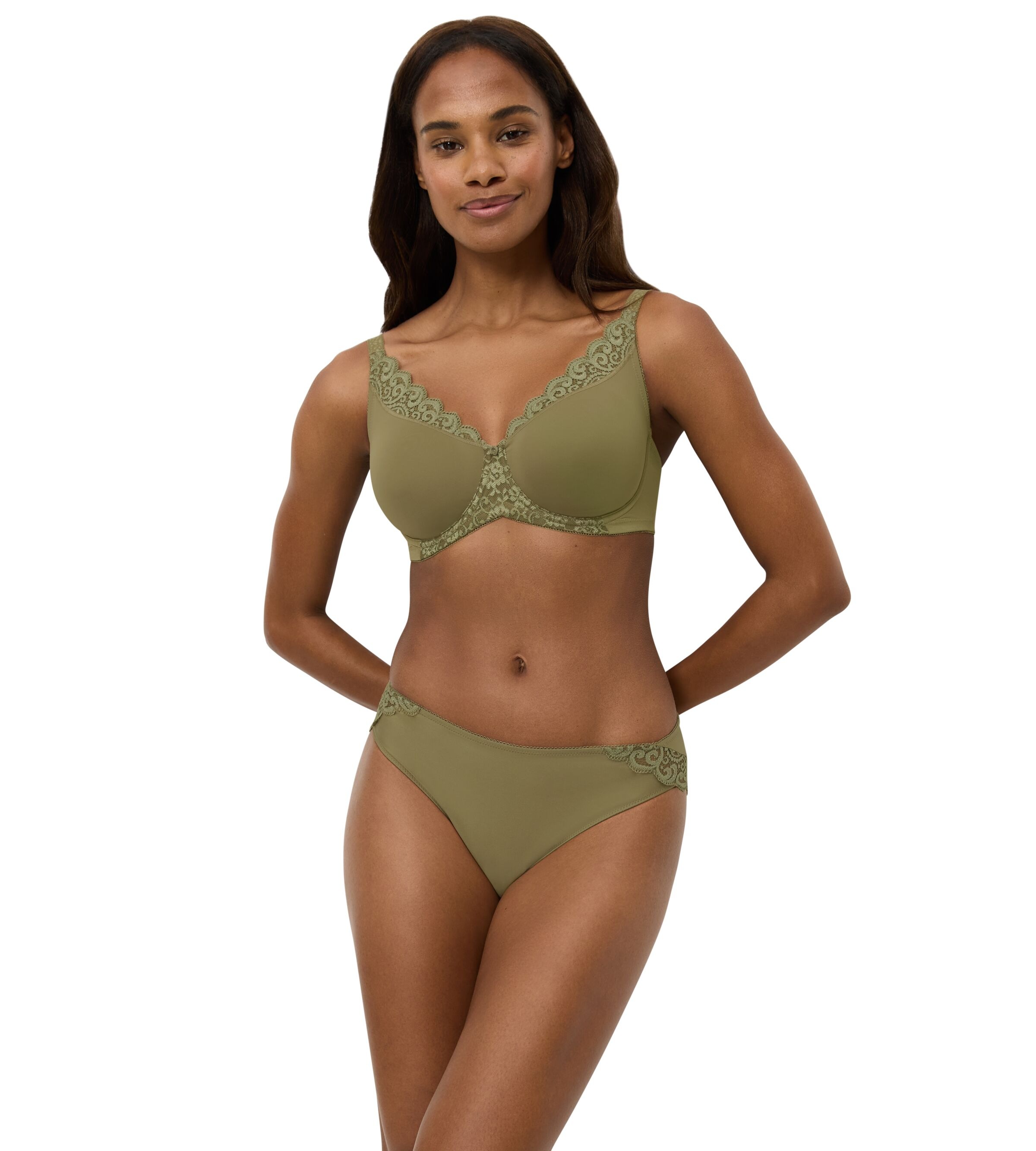 Triumph Minimizer-BH »Amourette W01«, verkleinert die Brust optisch, Spitzenakzente