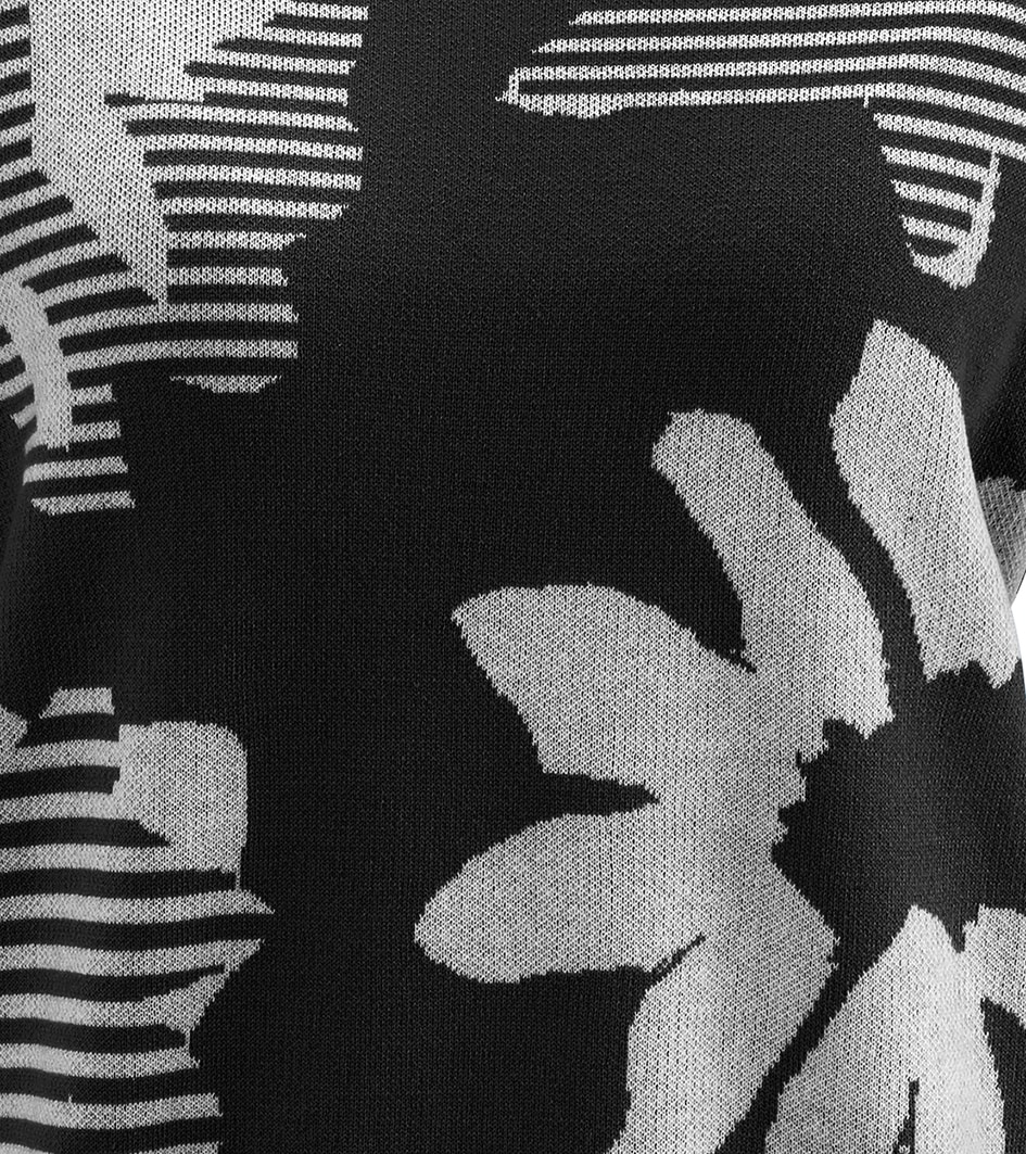 Aniston SELECTED Strickpullover, mit trendiger und grossflächiger Jacquardmusterung