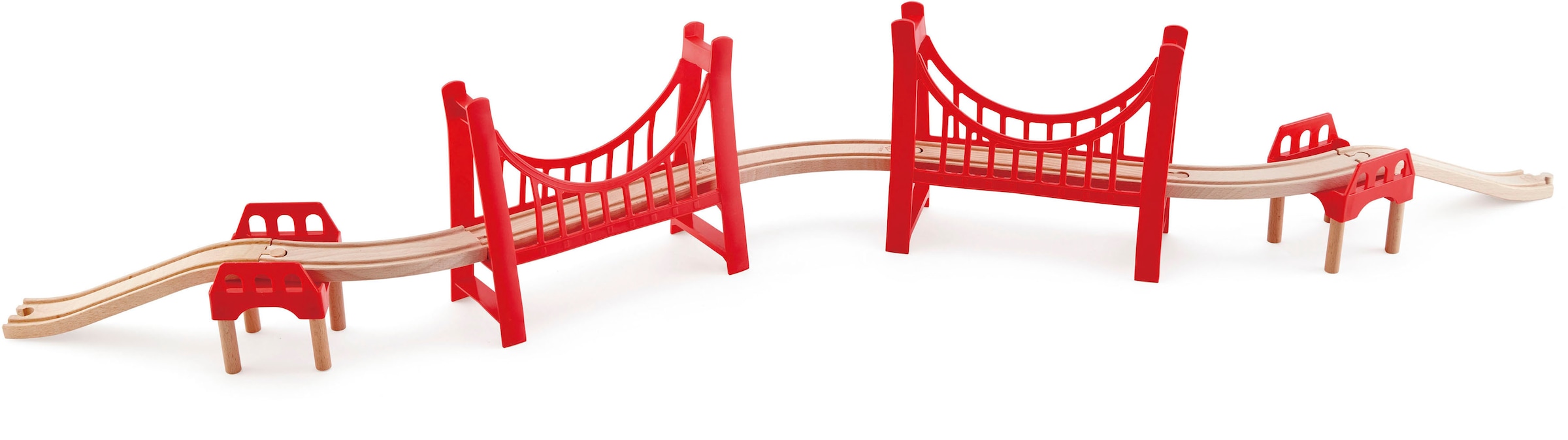 Hape Spielzeugeisenbahn-Brücke »Grosse Doppel-Hängebrücke«