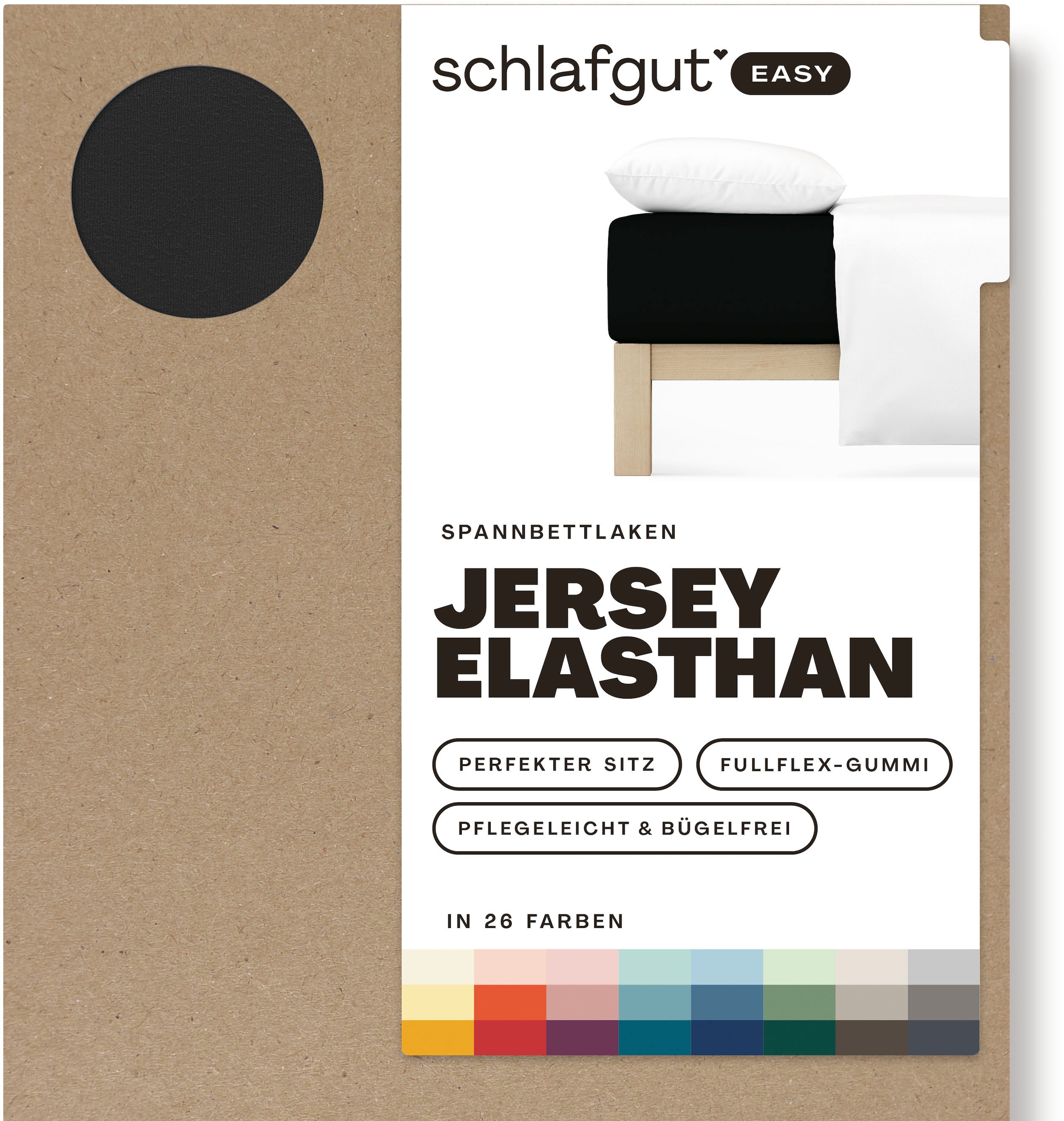 Schlafgut Spannbettlaken »EASY Jersey Elasthan«, MADE IN GREEN by OEKO-TEX®