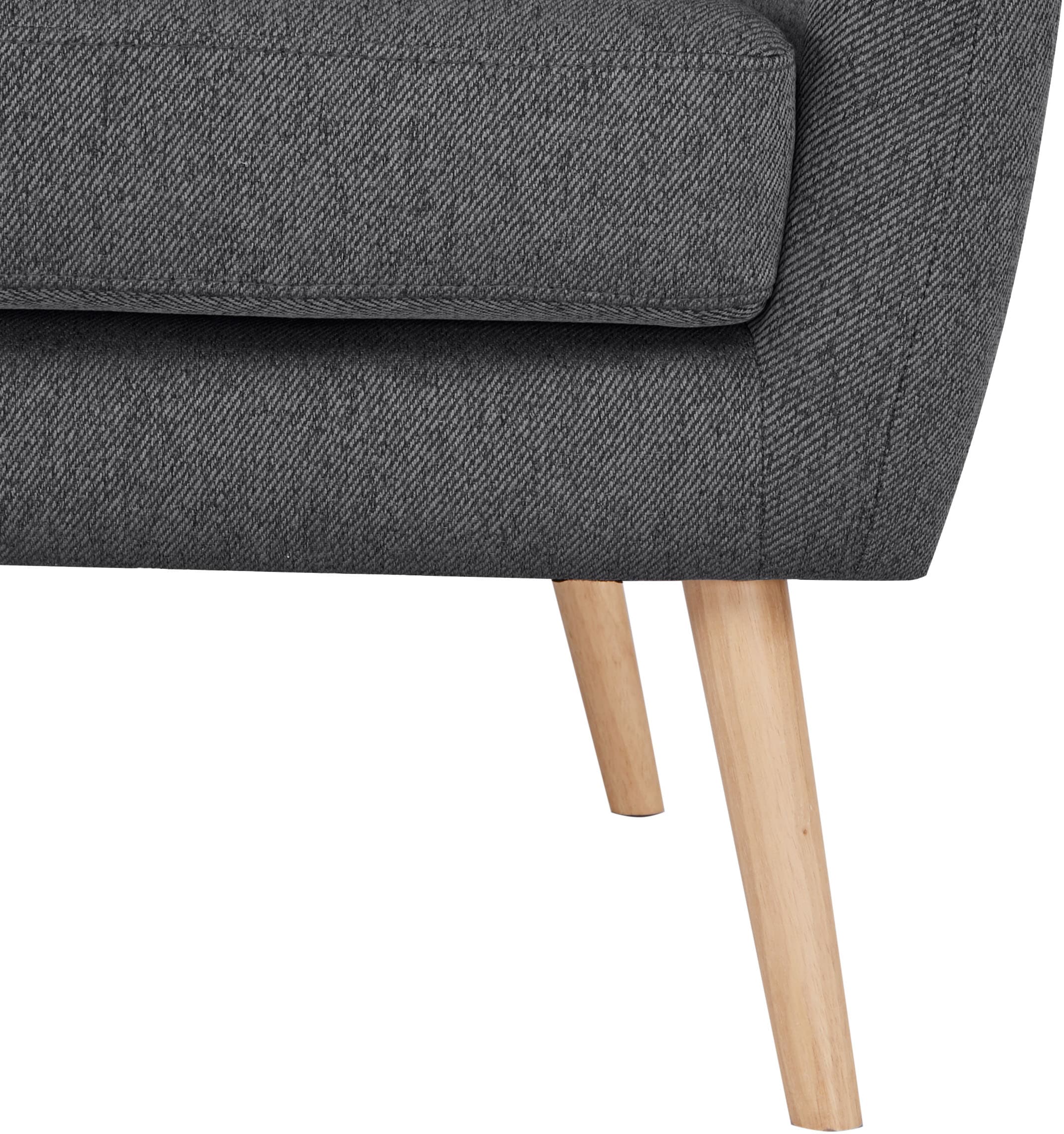 Home affaire Ohrensessel »Yamuna«, mit Sitzpolsterung, Gestell und Füsse aus Massivholz, Sitzhöhe 47 cm