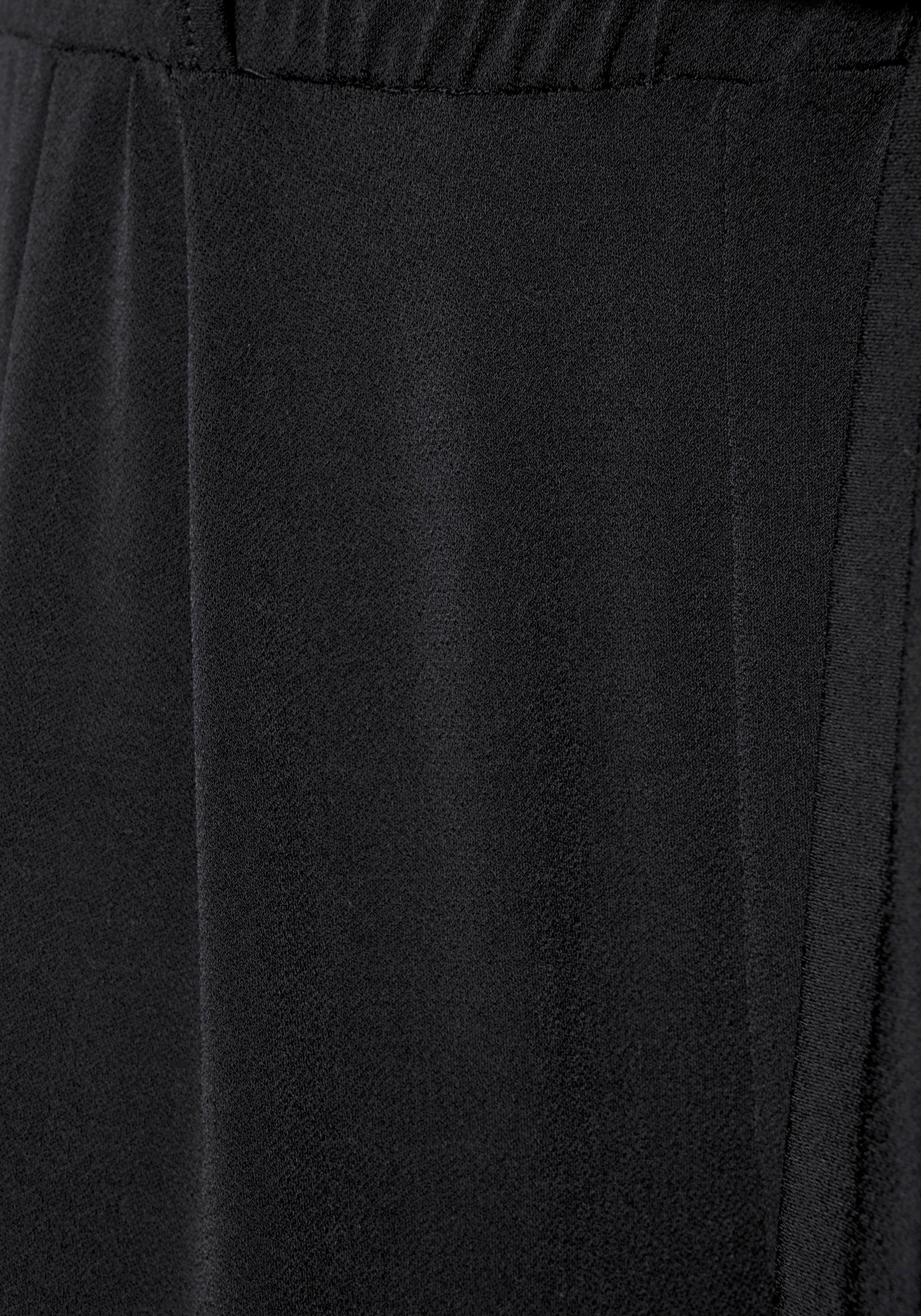 LASCANA Culotte, (mit Bindegürtel), in 7/8-Länge und Bindegürtel, Jerseyhose, casual-sommerlich