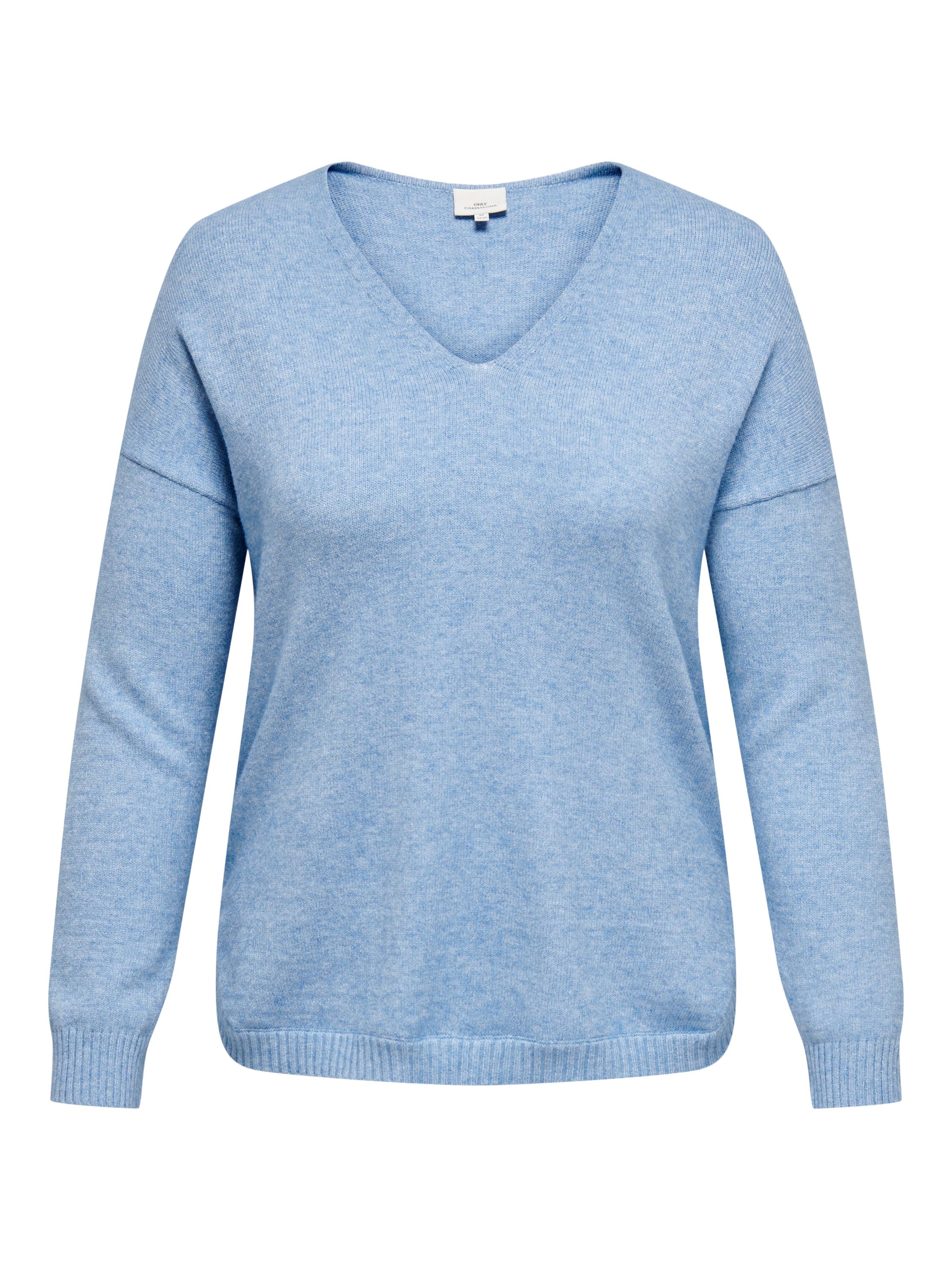 ONLY CARMAKOMA V-Ausschnitt-Pullover »CARMARGARETA LS PULLOVER KNT NOOS«