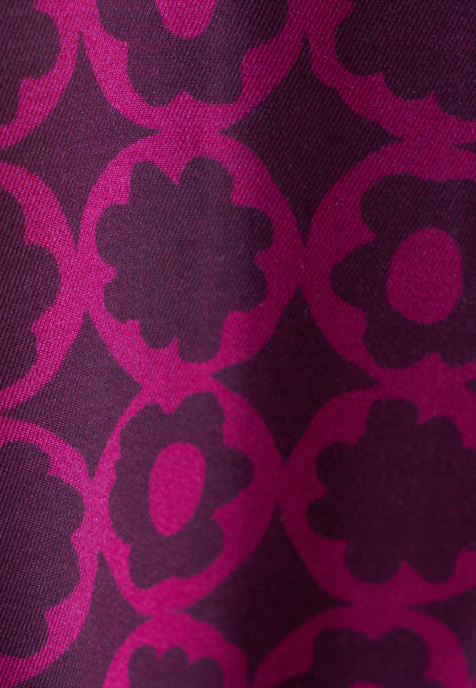 seidensticker Hemdbluse »Schwarze Rose«, Langarm Kragen Druck