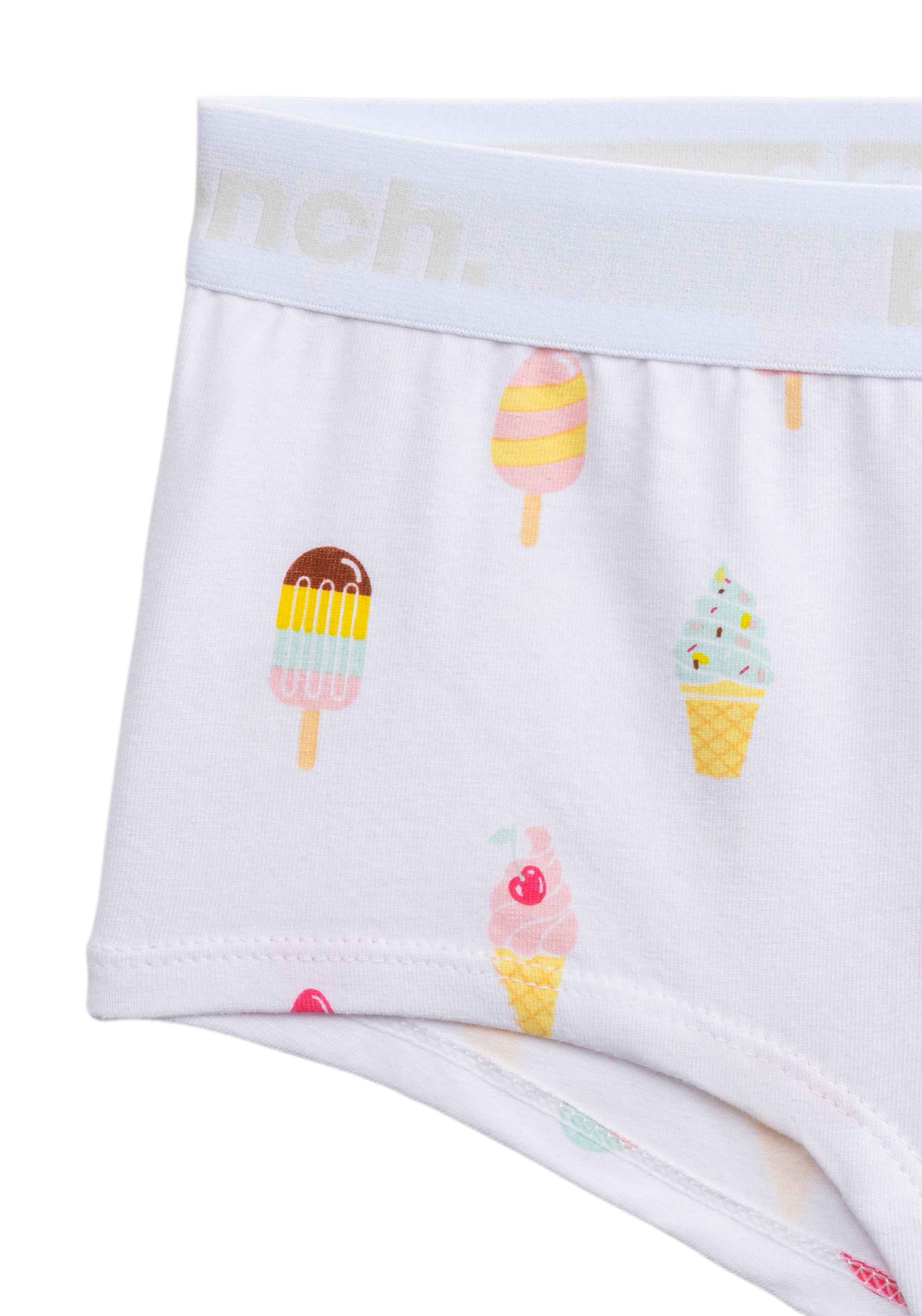 Bench. Panty, (Packung, 3 St.), cool bedruckt und unifarben in einer Packung
