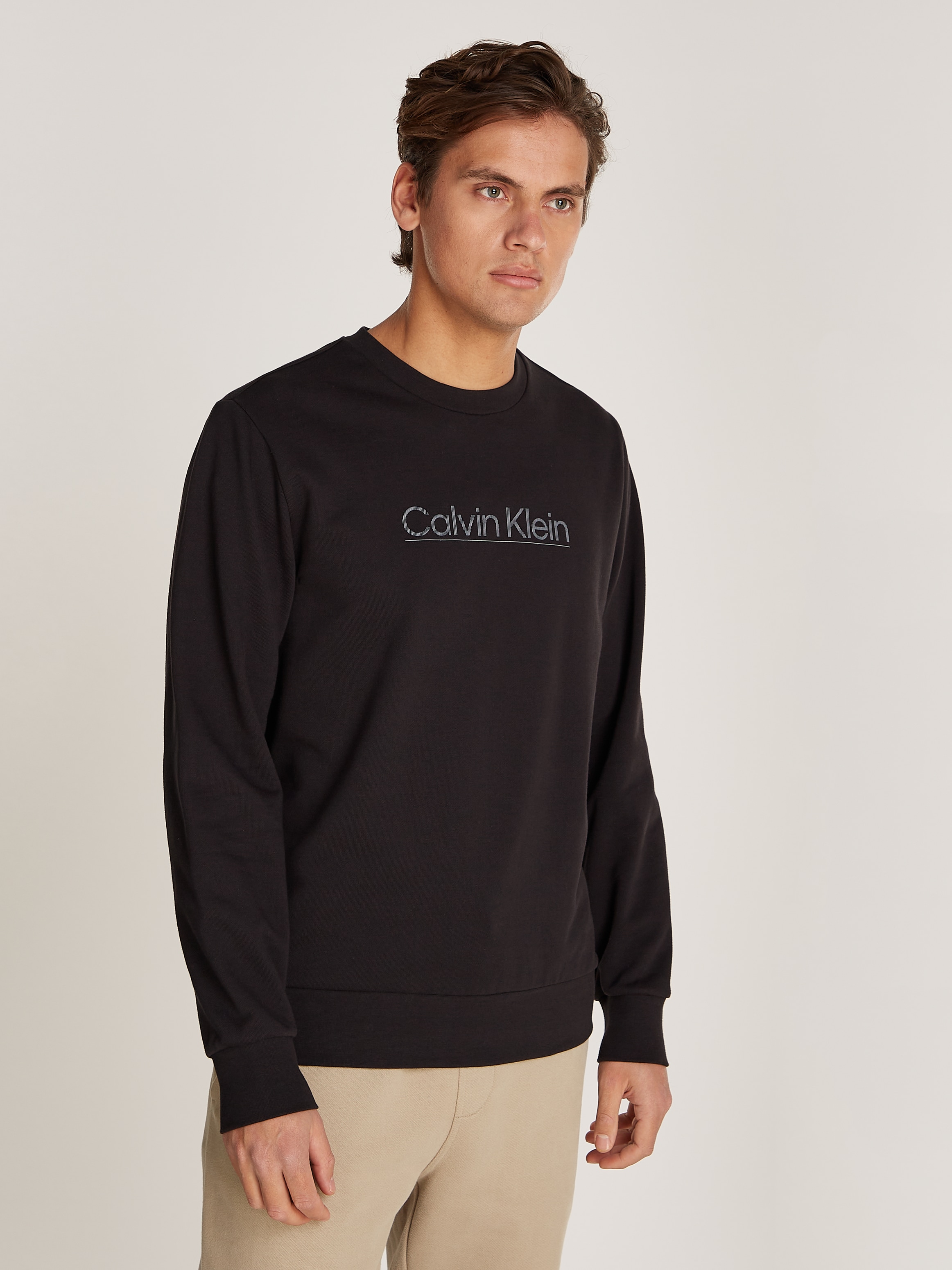 Calvin Klein Sweatshirt »RAISED LINE LOGO SWEATSHIRT«, mit Logoschriftzug