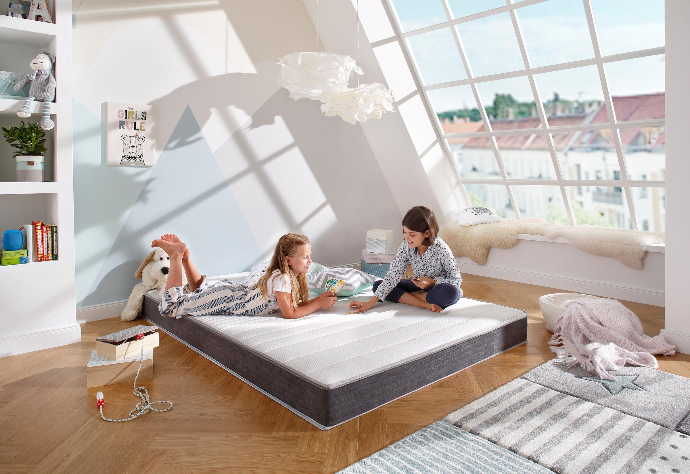 Lüttenhütt Komfortschaummatratze »Universal, 7 Zonen Matratze 90x200 cm, 100x200 cm & weitere Grössen«, 17 cm hoch, Raumgewicht: 30 kg/m³, (1 St.), Matratzen, Härtegrad flexibel Gäste- u. Boxspringbetten, ergonomisch