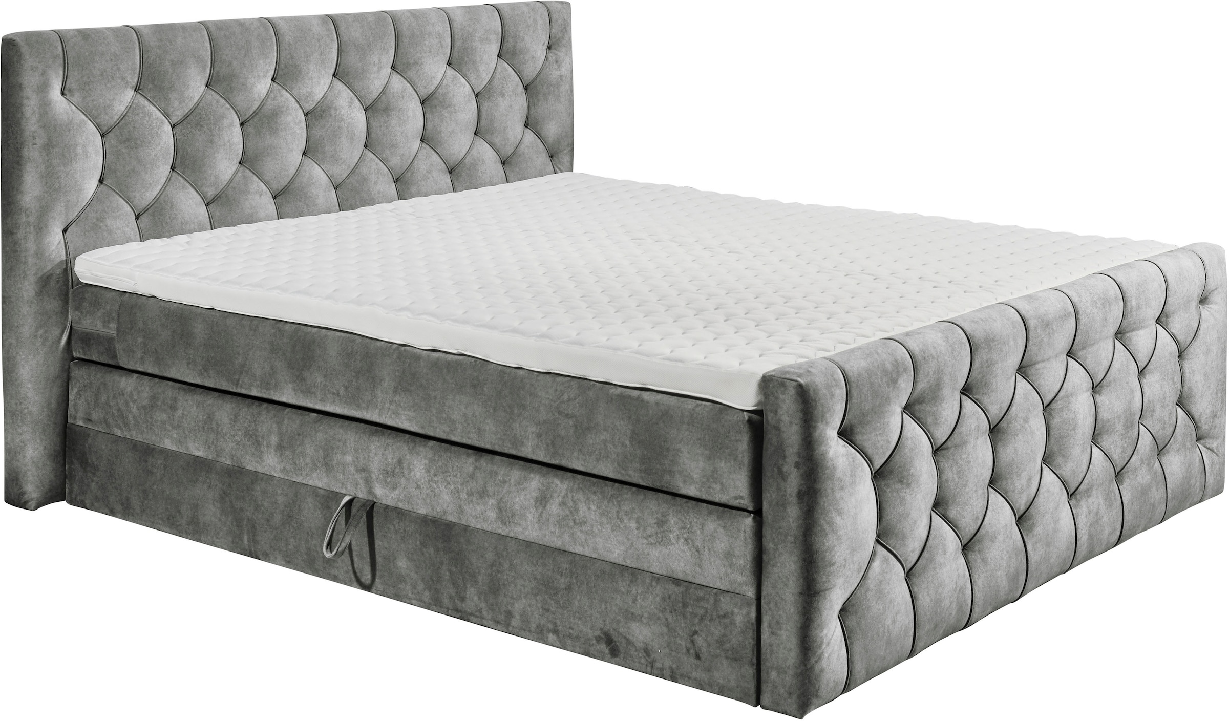 ED EXCITING DESIGN Boxspringbett Cashfield, inkl. einem Topper mit Klimaband und zwei Bettkästen (74)
