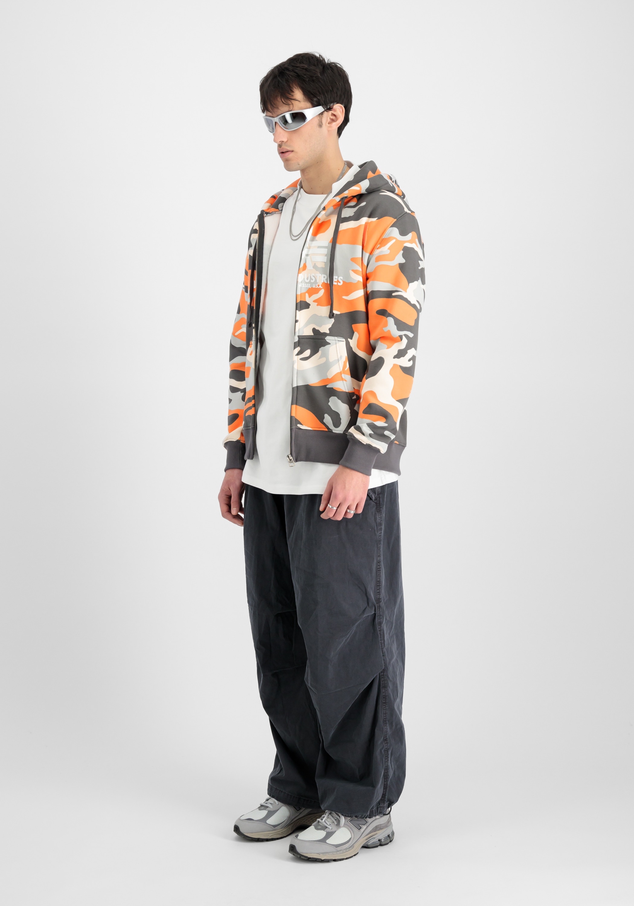 Alpha Industries Hoodie »Basic Zip Hoodie BL Camo PP«