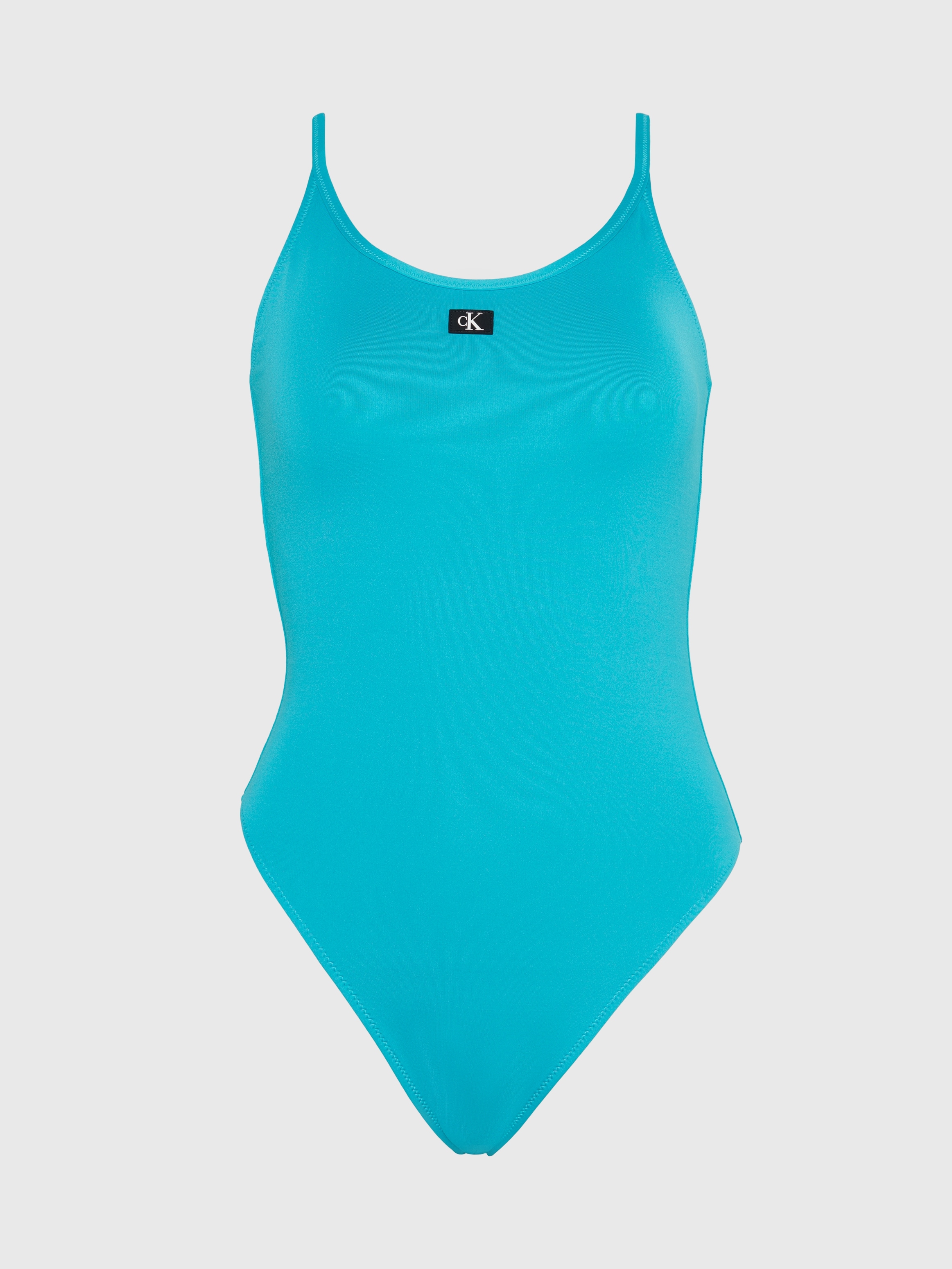 Calvin Klein Swimwear Badeanzug »SCOOP ONE PIECE«, mit Logodruck auf der Brust