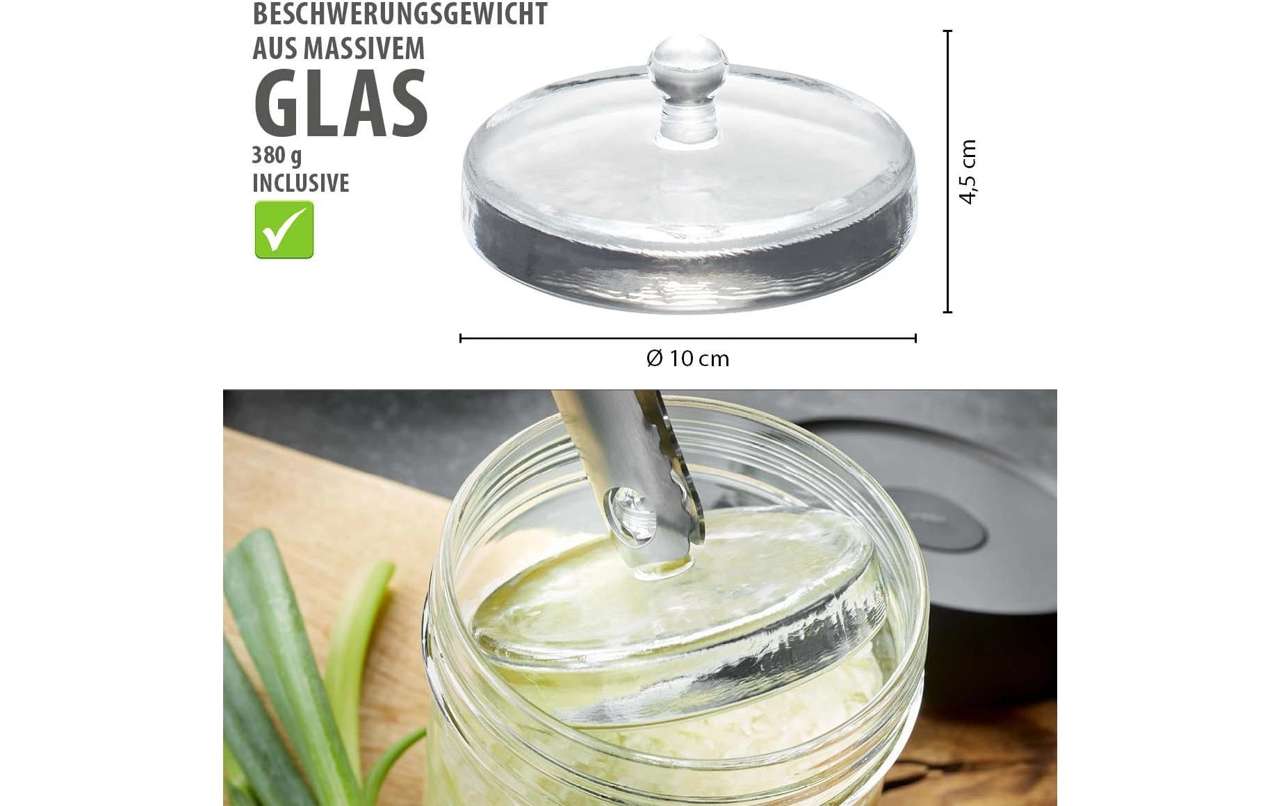 GEFU Vorratsglas »NATIVO 4-teilig, 1 L«, (1 tlg.)