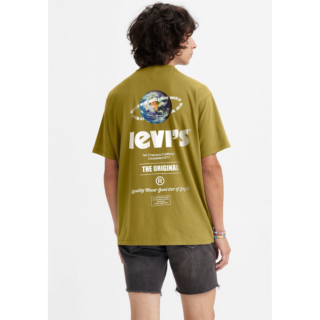 Levi's® T-Shirt »KA VINTAGE FIT GRAPHIC TEE«, WORLD WIDE