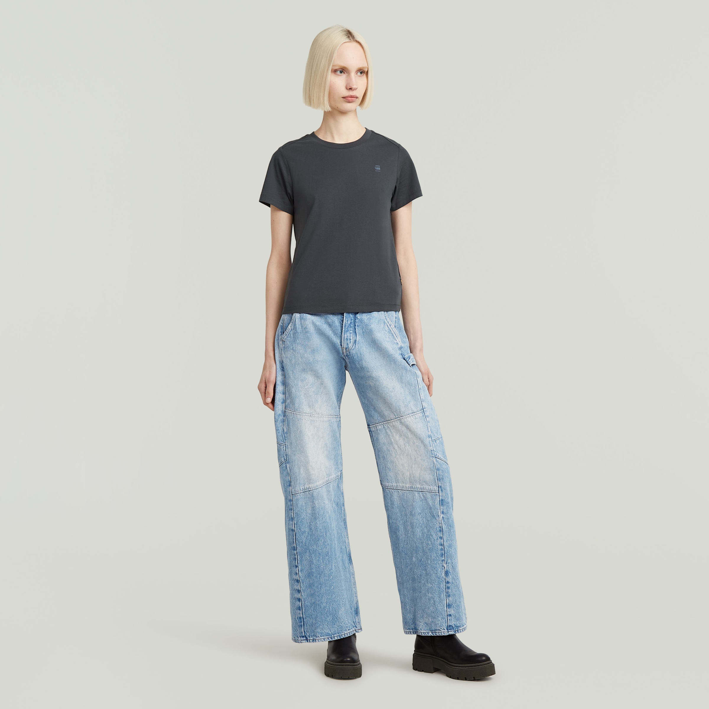 G-STAR T-Shirt »Nifous«, mit kleiner Logo-Stickerei