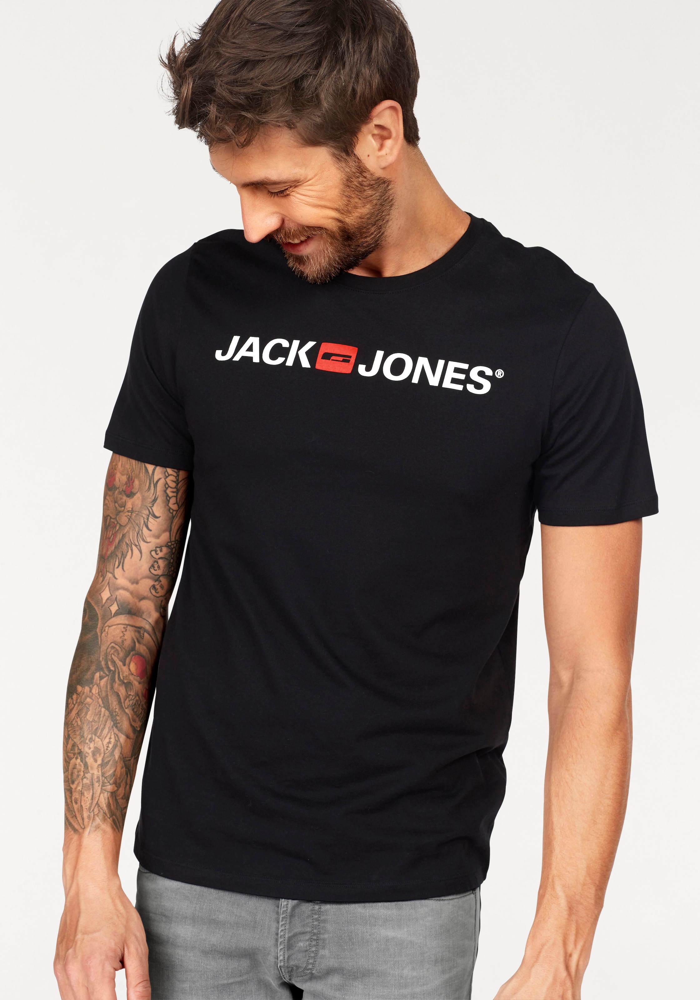 Jack & Jones T-Shirt »CORP LOGO TEE«, (Packung, 3 tlg., 3er-Pack), 3er  Packung online bestellen | Jelmoli-Versand