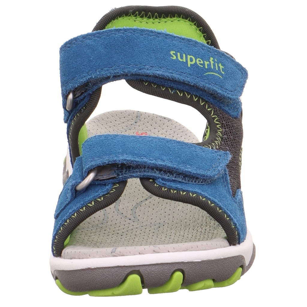 Superfit Sandale »MIKE 3.0 WMS: Mittel«, Sommerschuh, Klettschuh, Sandalette, mit Klettverschlüssen