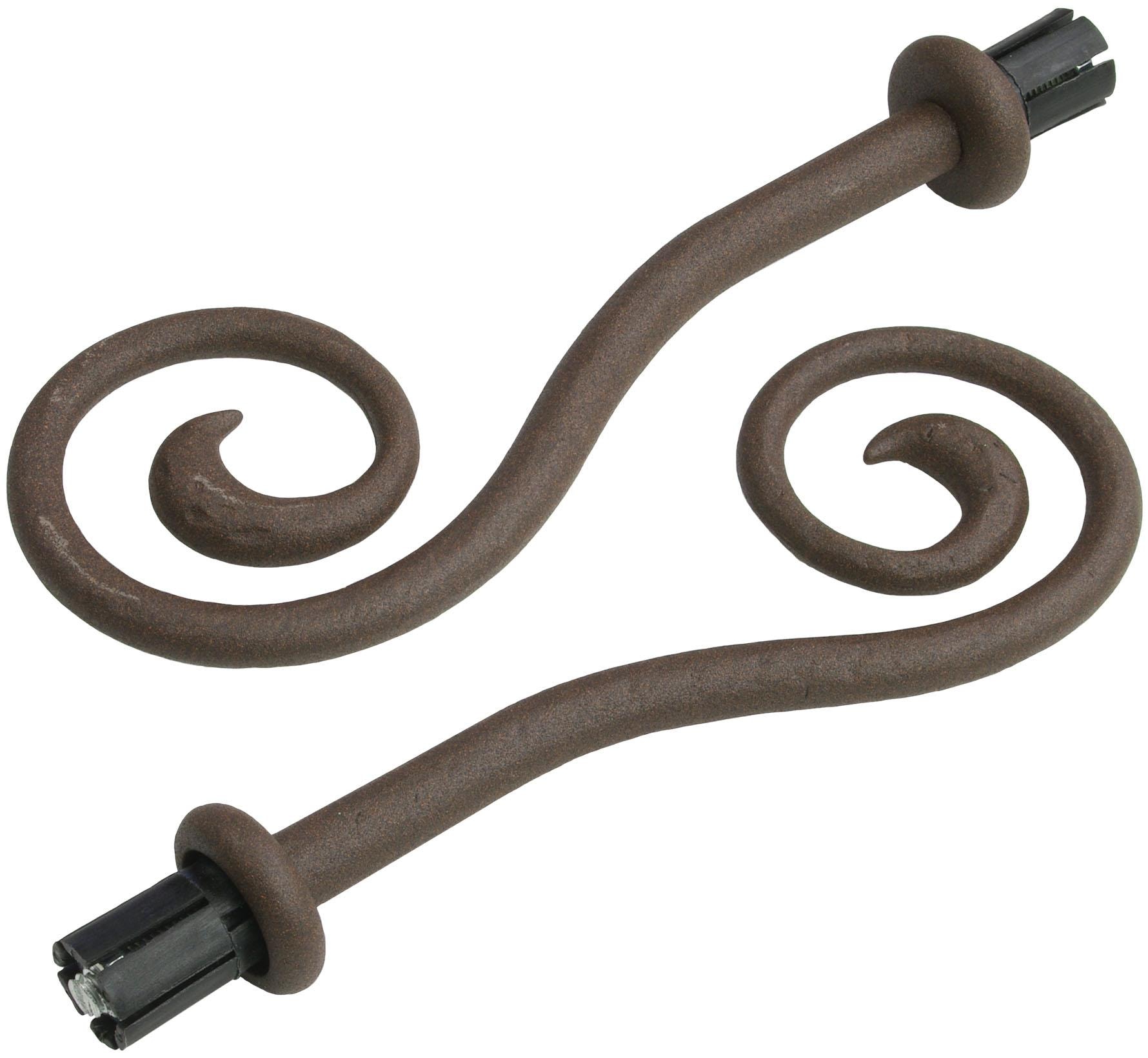 Liedeco Gardinenstange »Esp Spirale«, 2 läufig-läufig, Fixmass, 2-läufig im Fixmass Ø 16 mm
