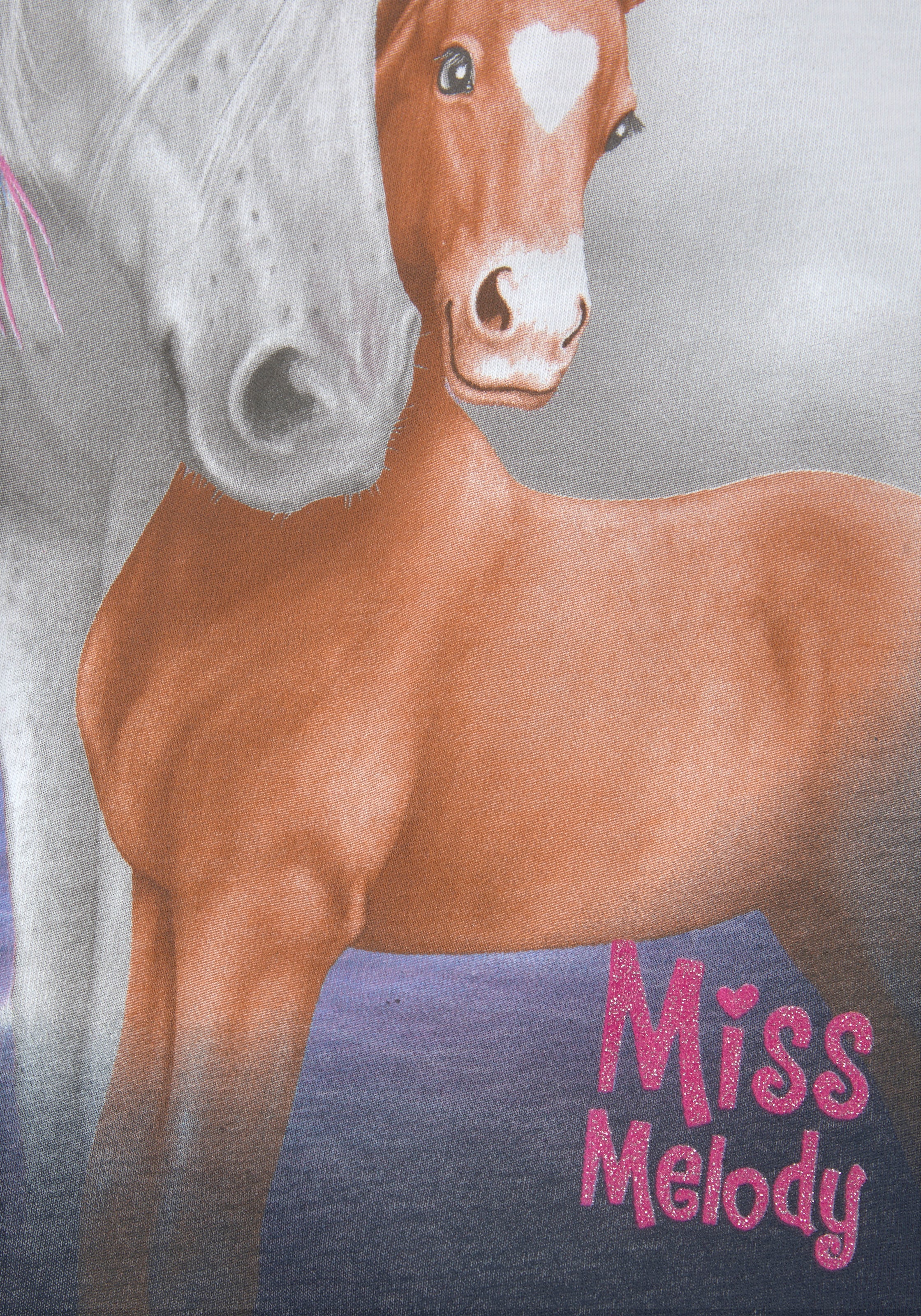 Miss Melody Langarmshirt & Leggings, (Set, 2 tlg.), mit tollen Pferdedrucken