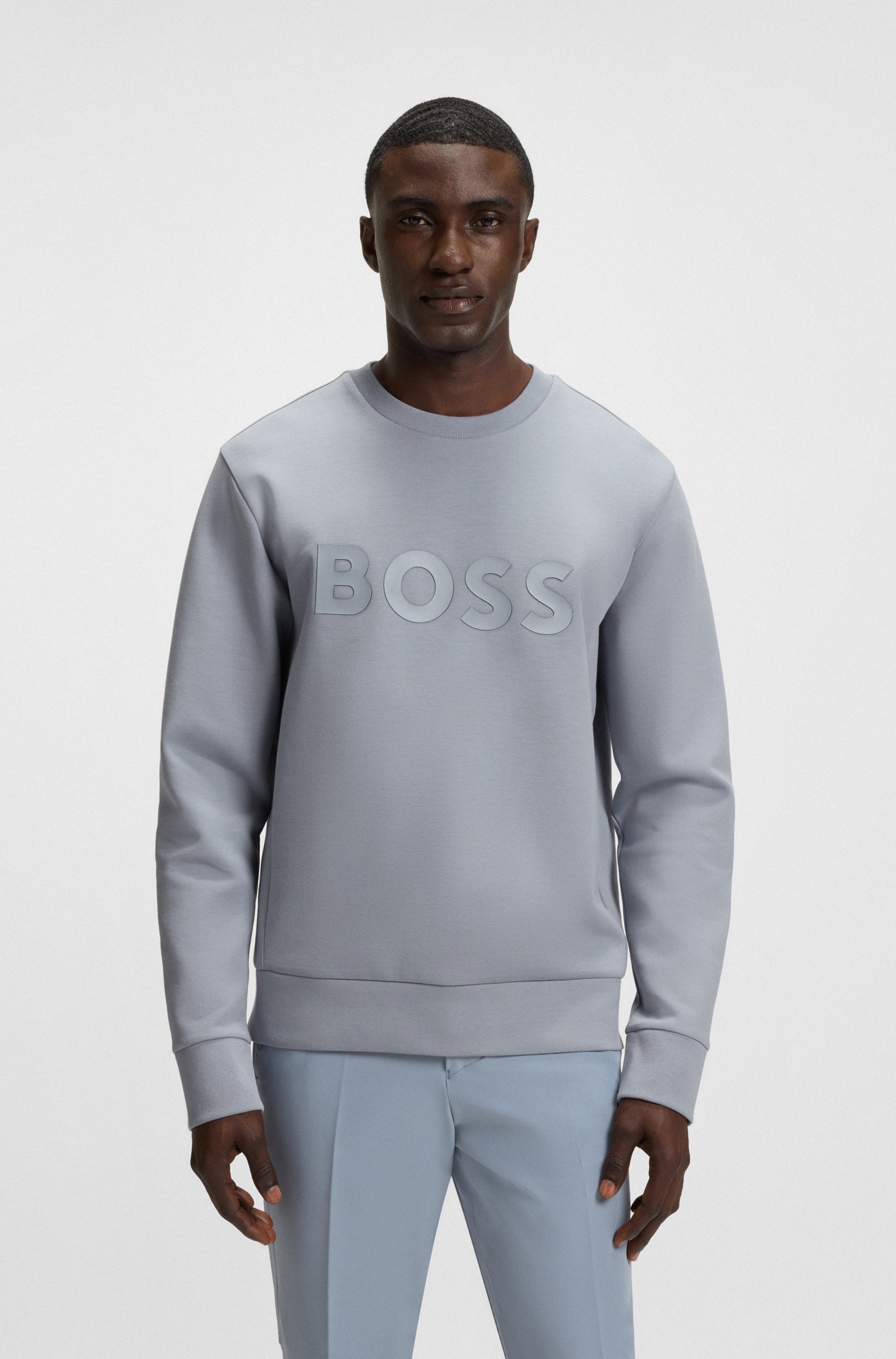 BOSS GREEN Sweatshirt »Salbo«, mit Logodruck