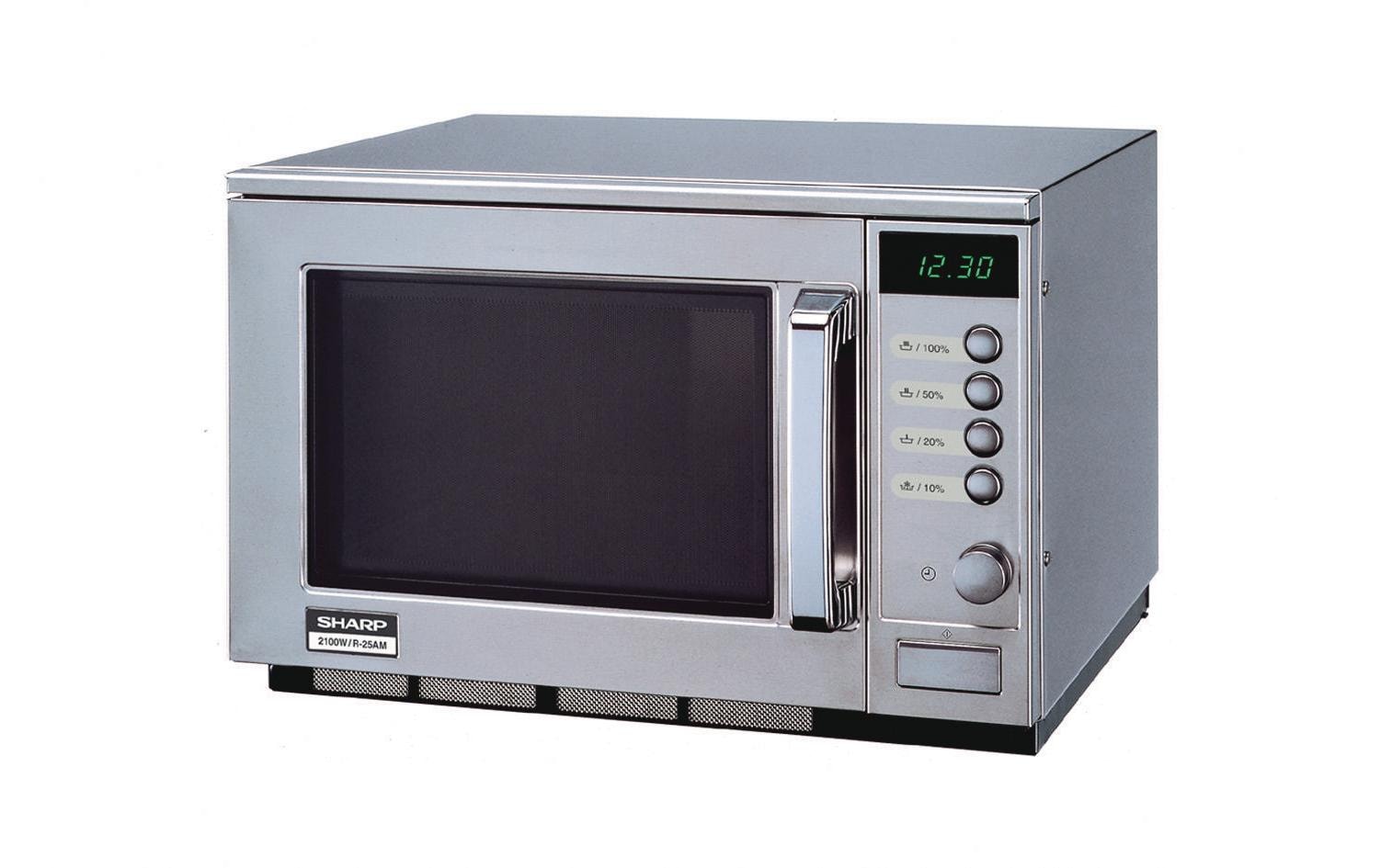 Sharp Mikrowelle »R25AM Silberfarben« 2100 W