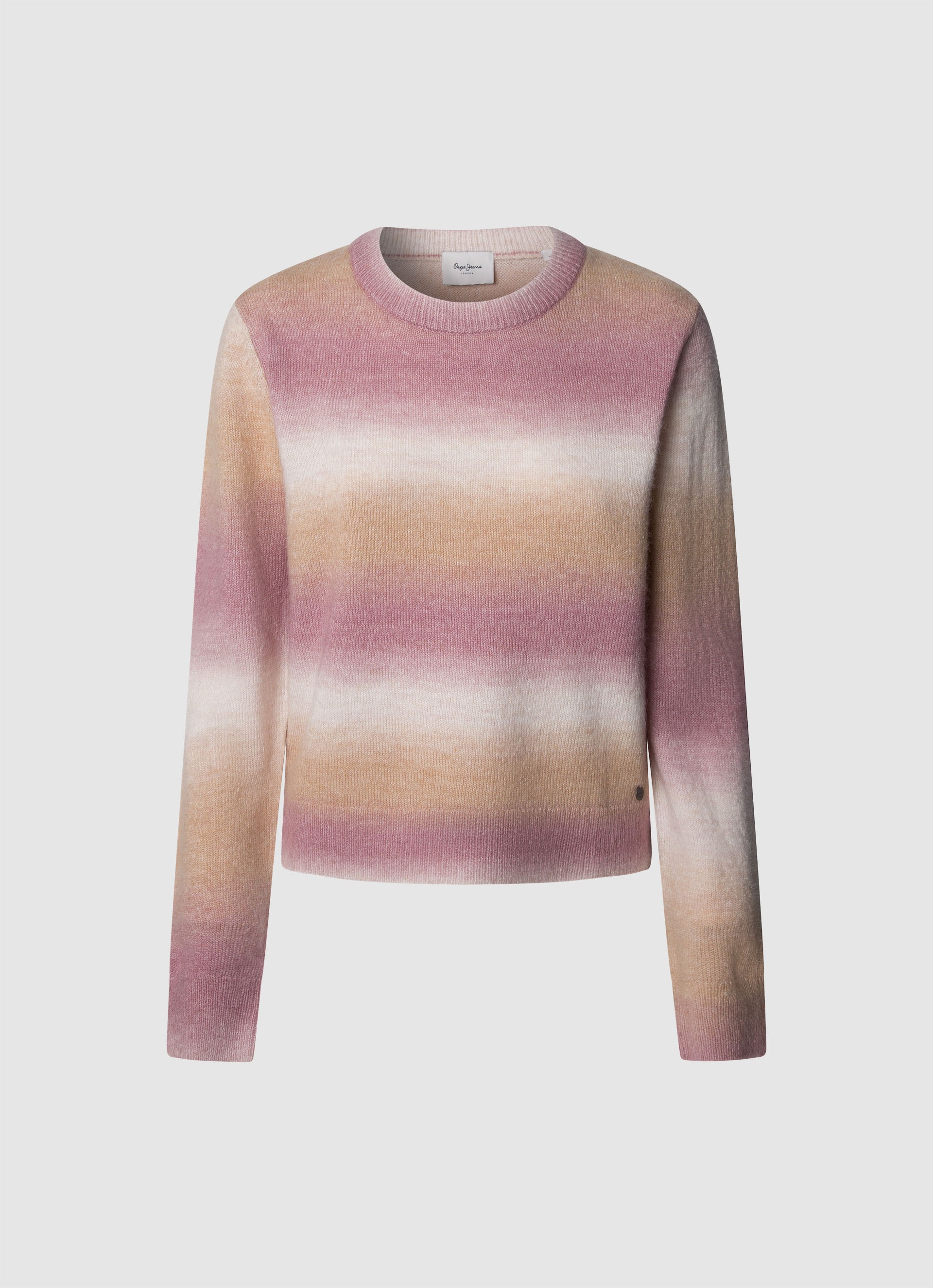 Pepe Jeans Strickpullover »COLOMBE CREW«, mit geripptem Rundhals