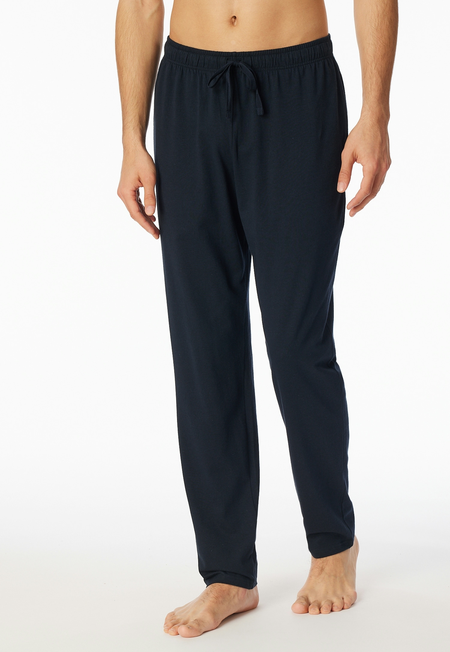 Schiesser Pyjamahose "Mix + Relax" gestreift, seitliche Taschen, Bindekordel