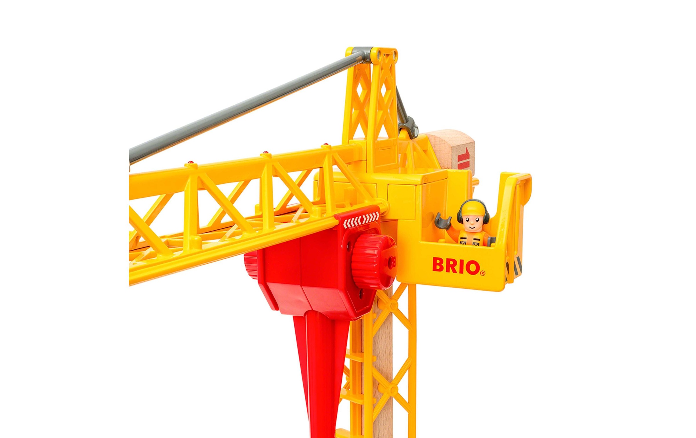 BRIO® Spielzeug-Eisenbahn »Baukran«