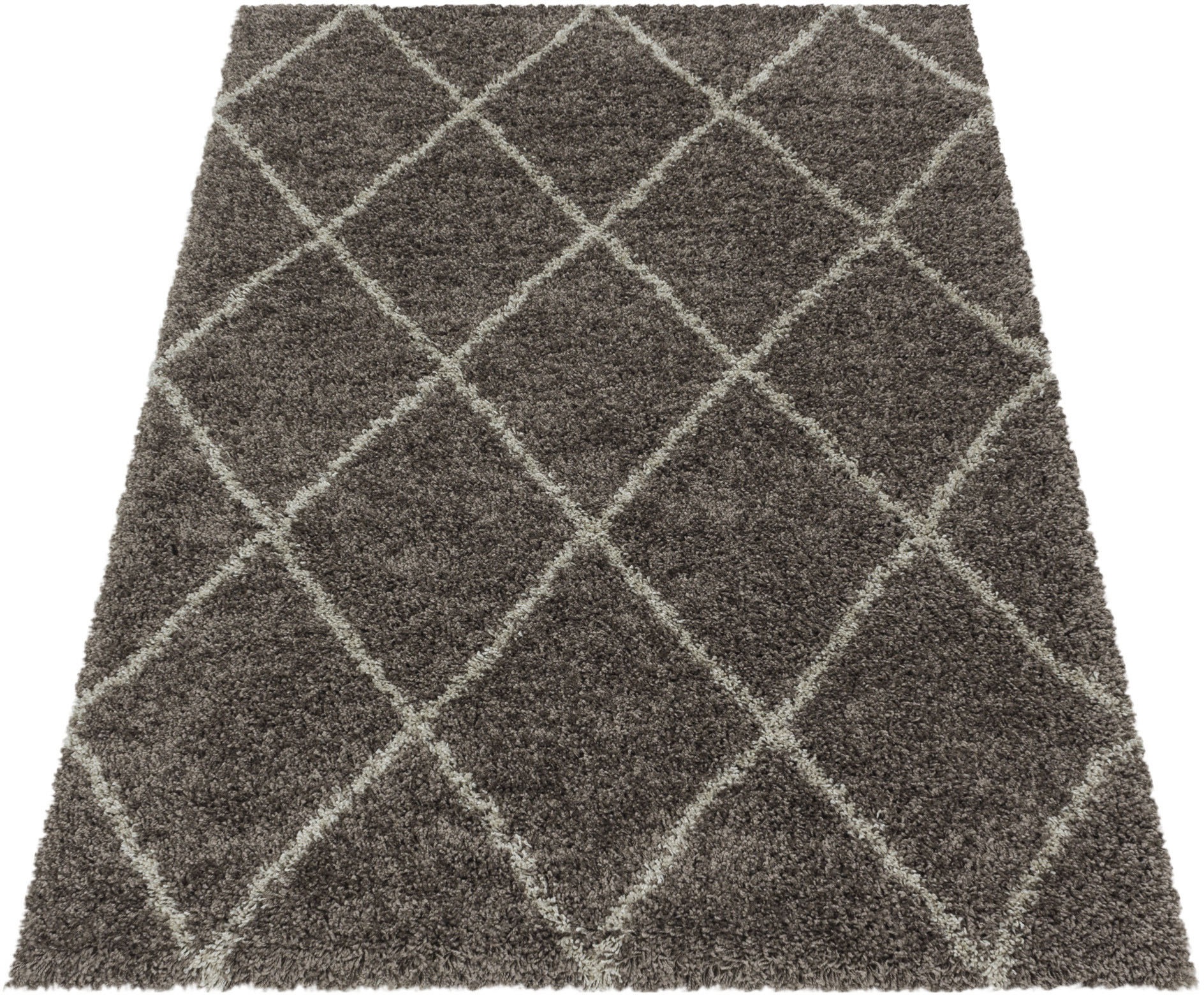 Ayyildiz Teppiche Hochflor-Teppich »ALVOR 3401«, rechteckig, 50 mm Höhe, Shaggy, Langflor, Läufer, pflegeleicht, Wohnzimmer