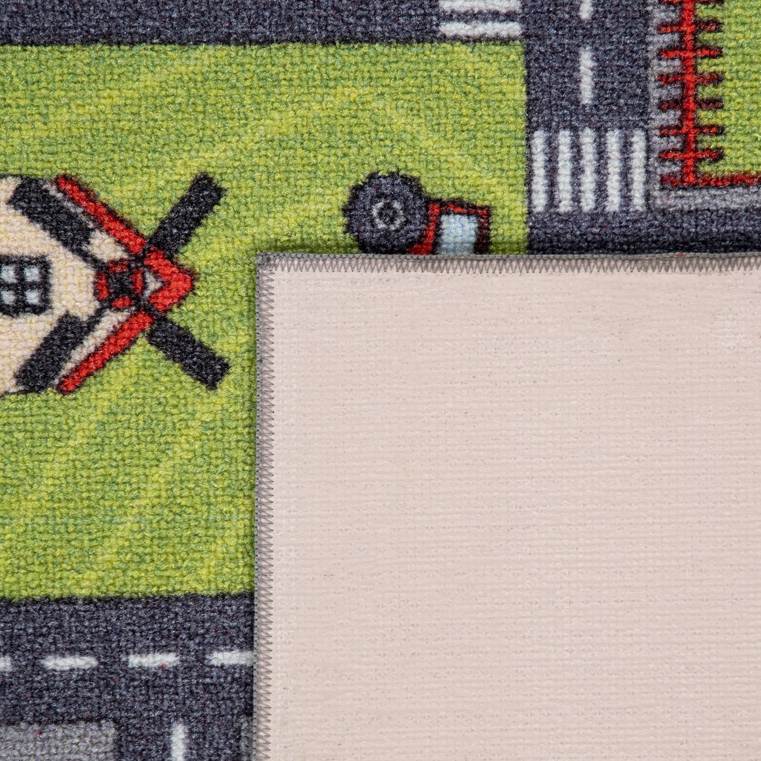 Paco Home Kinderteppich »Bino 577«, rechteckig, 5 mm Höhe, Strassen-Spiel-Teppich, Kinderzimmer