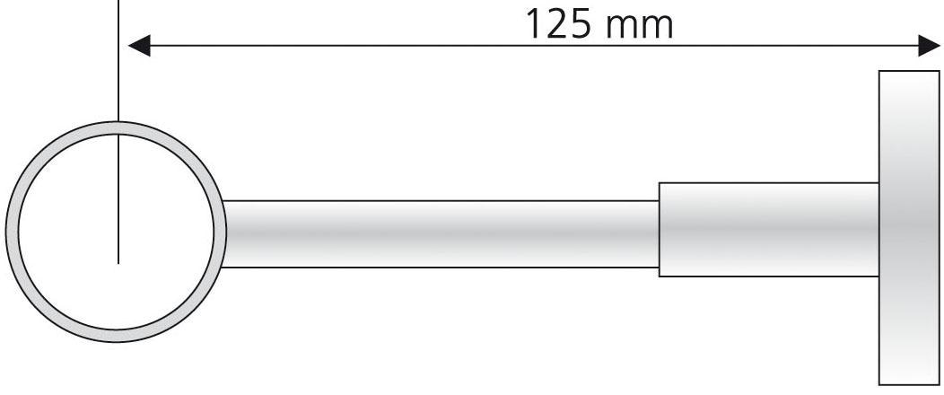 Liedeco Träger, (1 St.), für Gardinenstangen Ø 28 mm