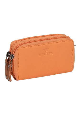 MUSTANG Geldbörse »Seattle leather wallet 2 zip top opening«, im praktischem Format kaufen