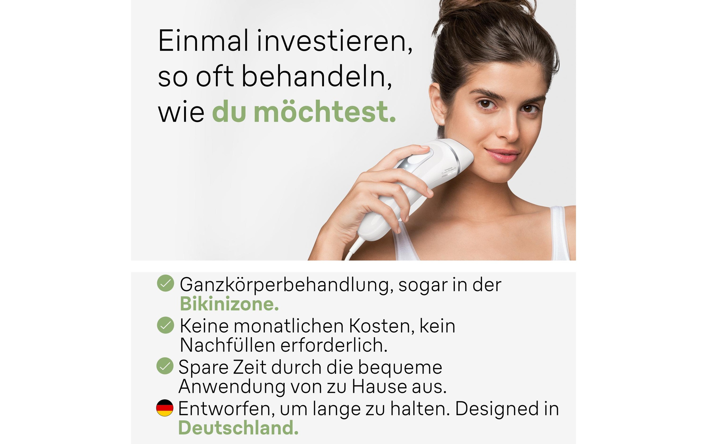 Braun IPL-Haarentferner »Silk-expert Pro 3 PL3230«, 100 Lichtimpulse