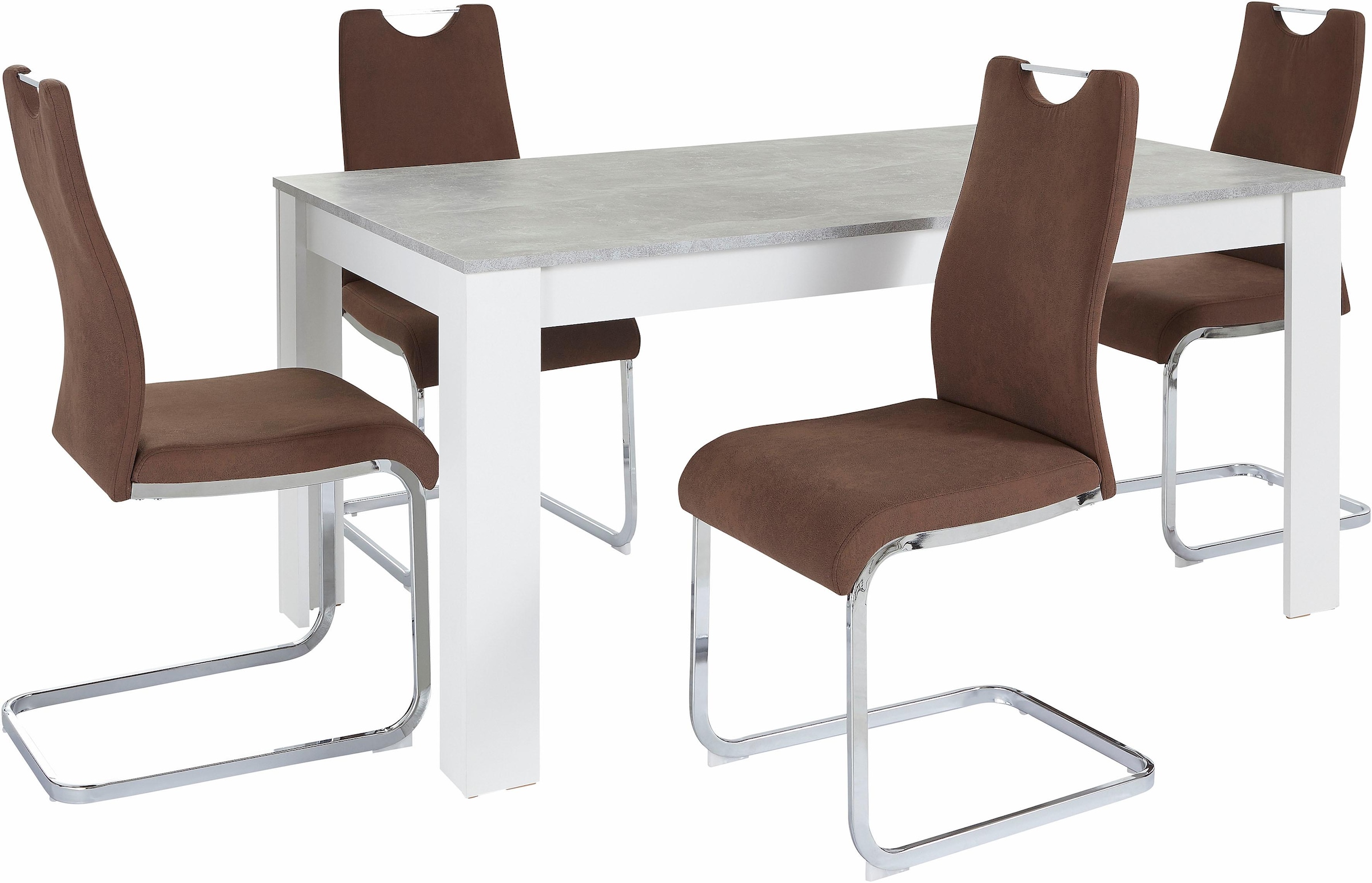 Homexperts Essgruppe »Zabona«, 1 Jelmoli-Versand 4 (Set, Tisch Stühle 5 und kaufen online | tlg.)
