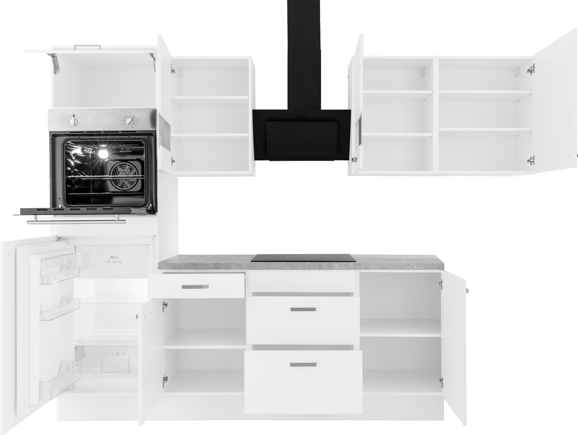 OPTIFIT Winkelküche »Parma«, ohne E-Geräte, Stellbreite 285 x 175 cm