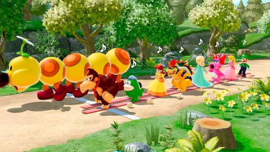 Nintendo Switch Konsolen-Set »OLED weiss + Mario Party Jamboree«