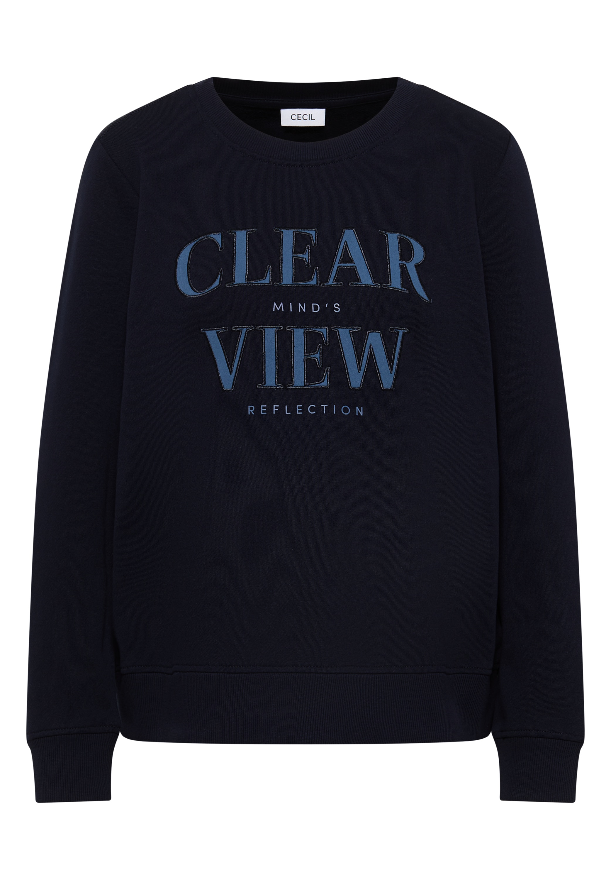 Cecil Sweatshirt, mit Wording Artwork