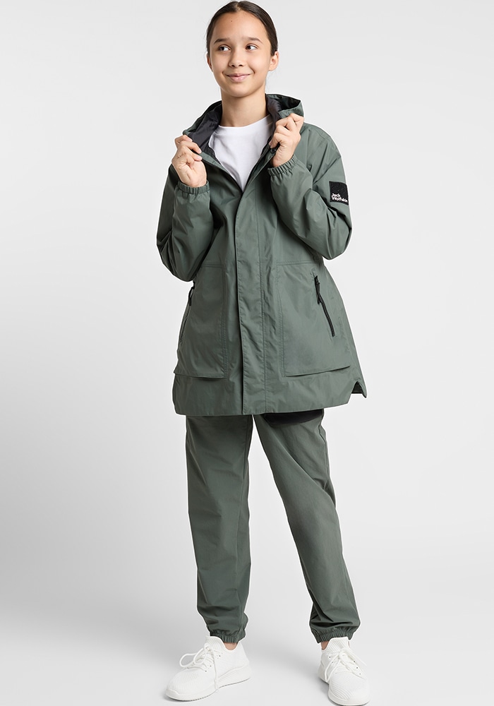 Jack Wolfskin Funktionsparka »TEEN PARKA Y«, mit Kapuze