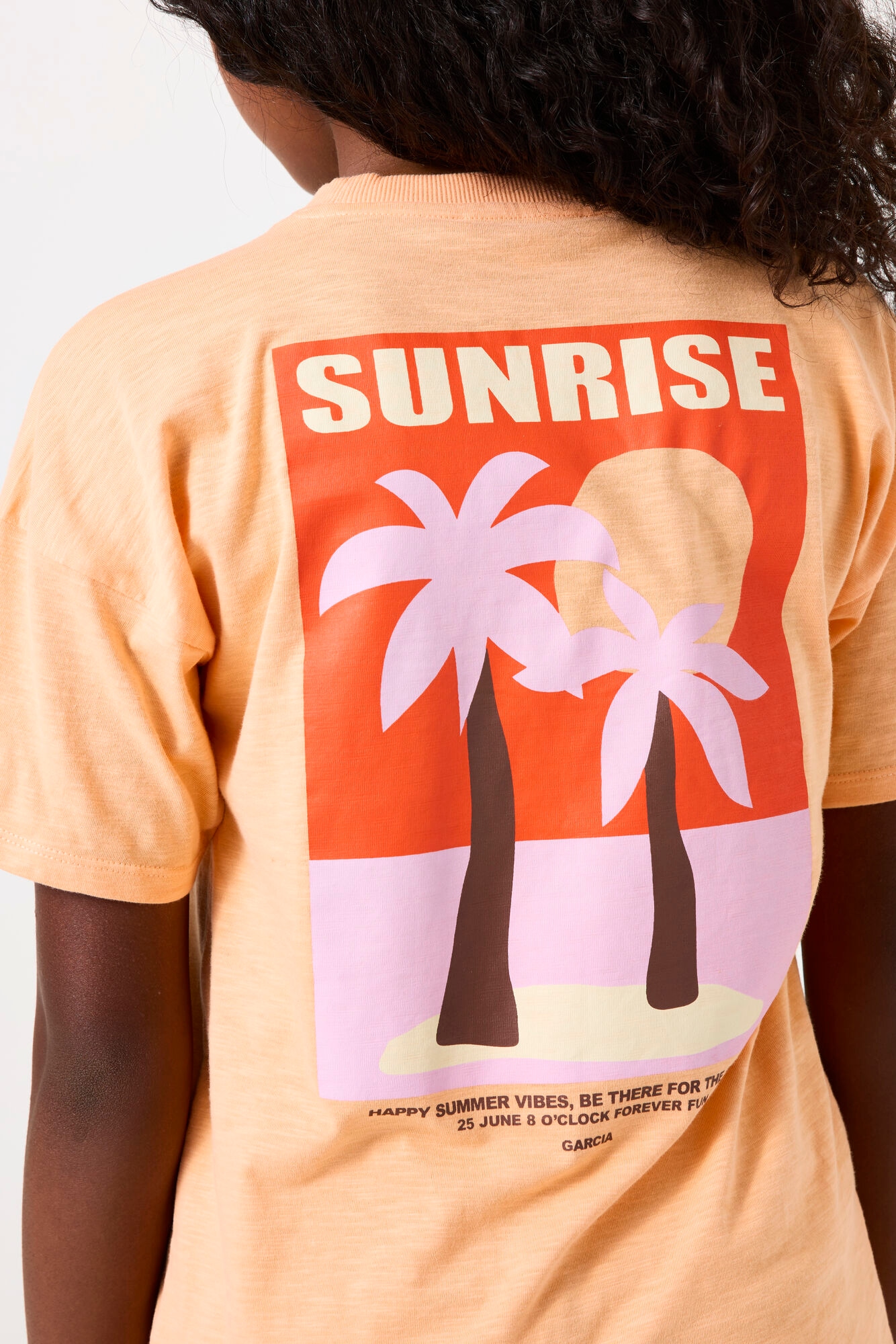 Garcia T-Shirt, mit Front- und Backprint for GIRLS