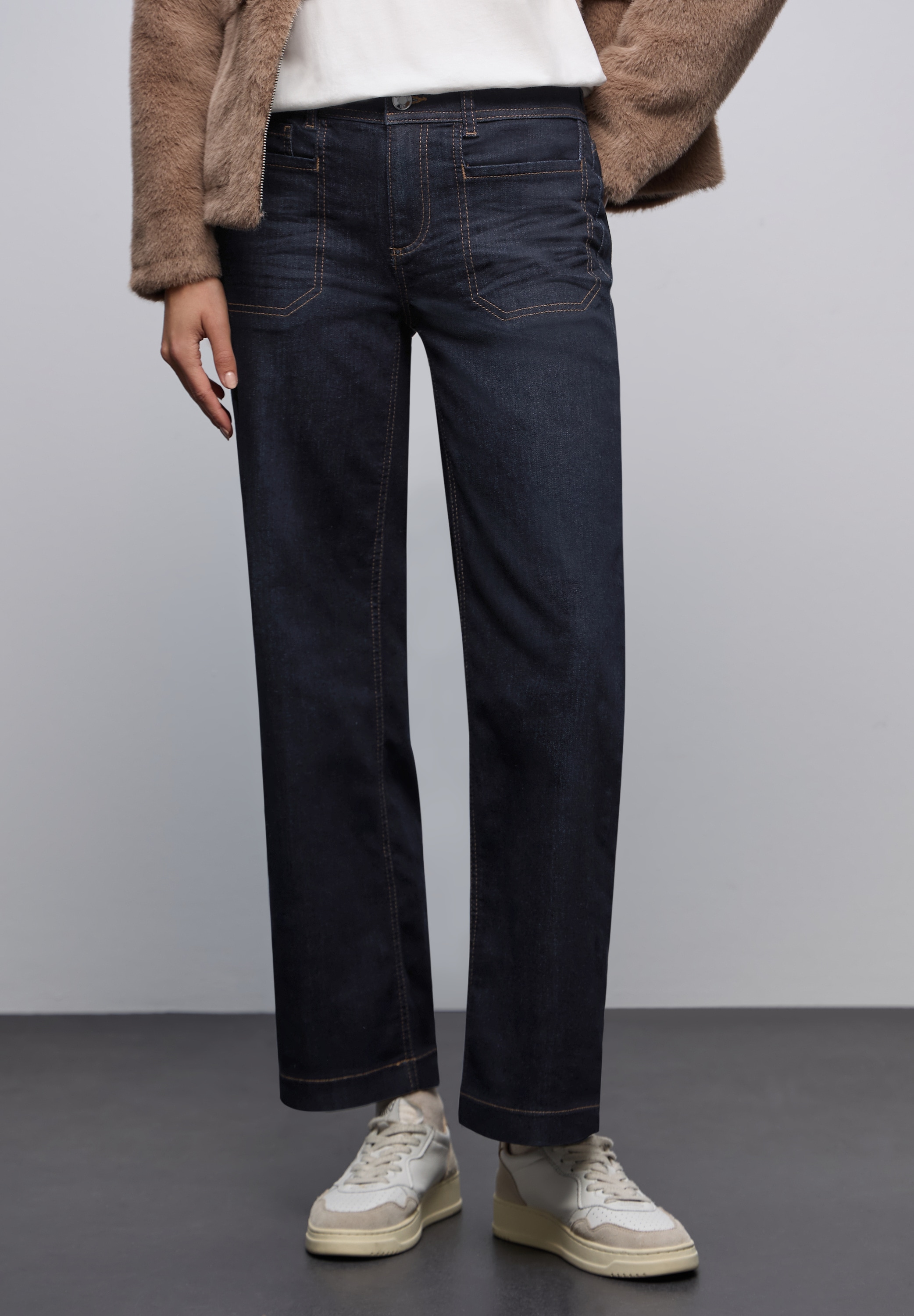 STREET ONE Weite Jeans im Five-Pocket Style