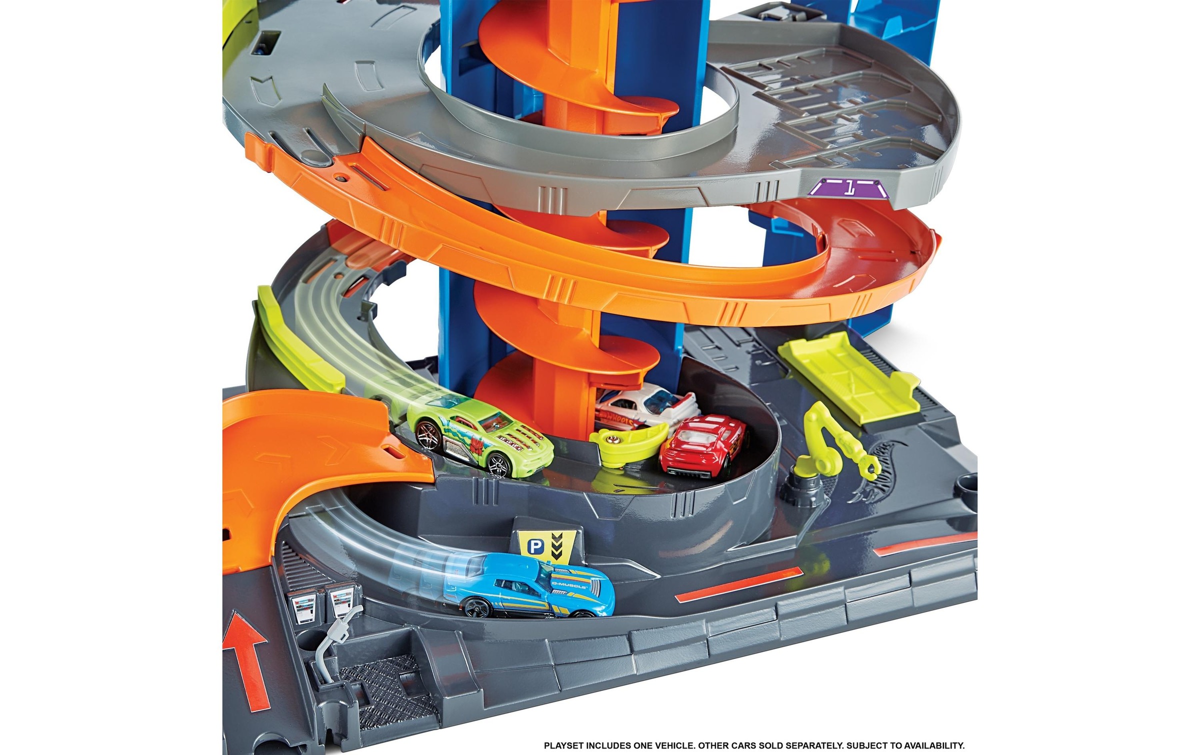 Hot Wheels Autorennbahn »Power-Parkgarage«
