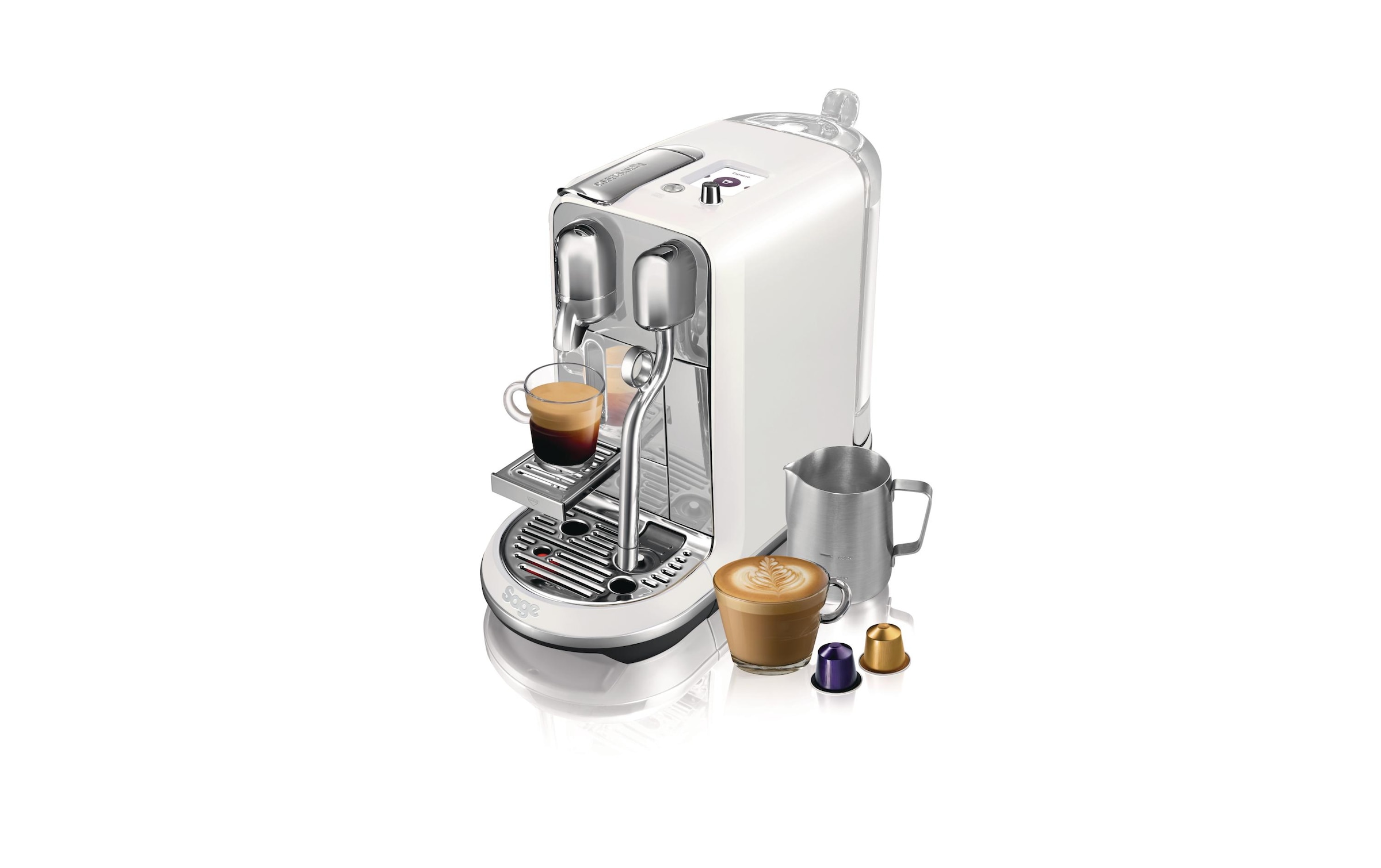 Sage Kapselmaschine »Creatista Plus Steel 1.5 l«