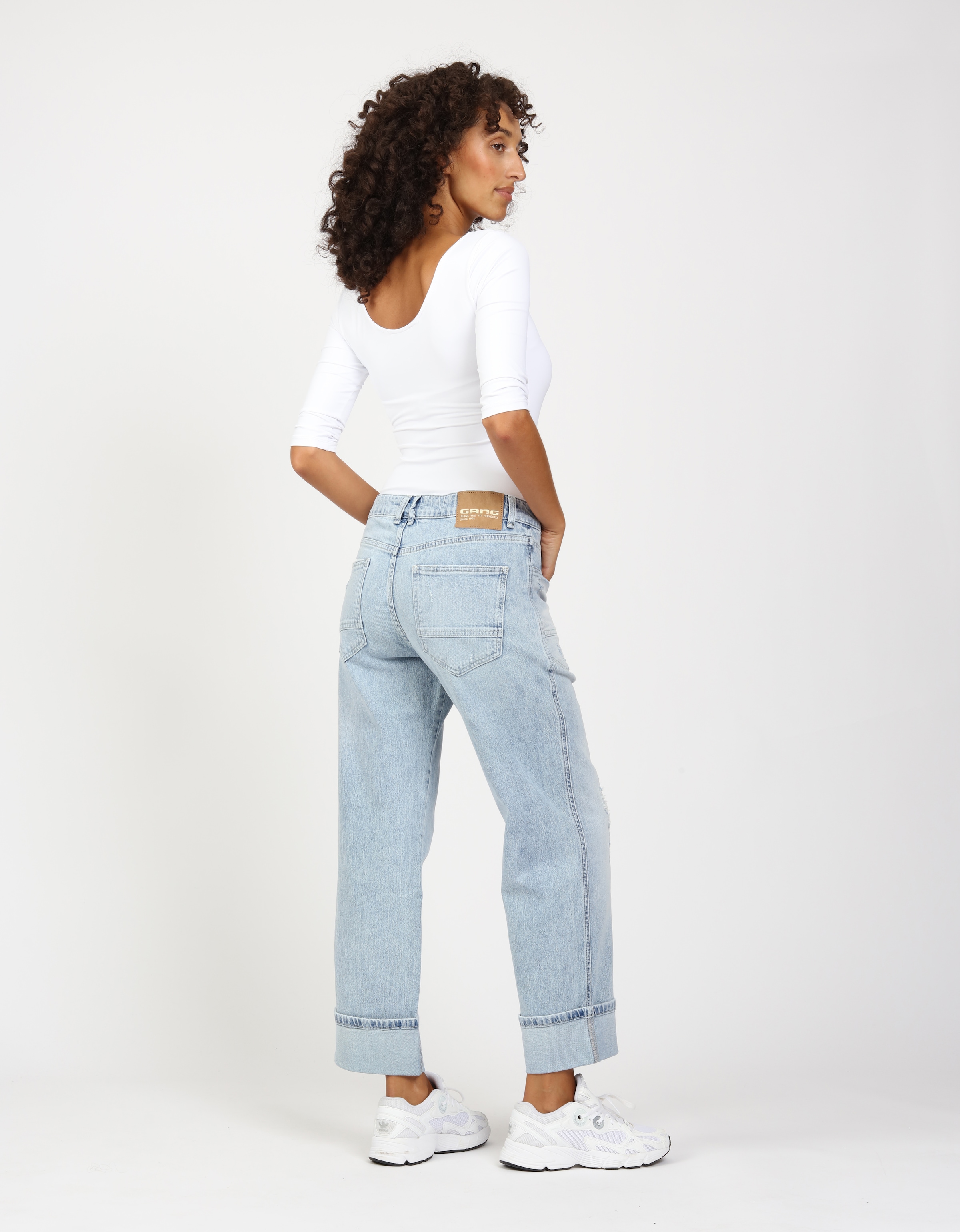 GANG Loose-fit-Jeans »94ROBERTA«, mit übergrossen aufgesetzten Taschen