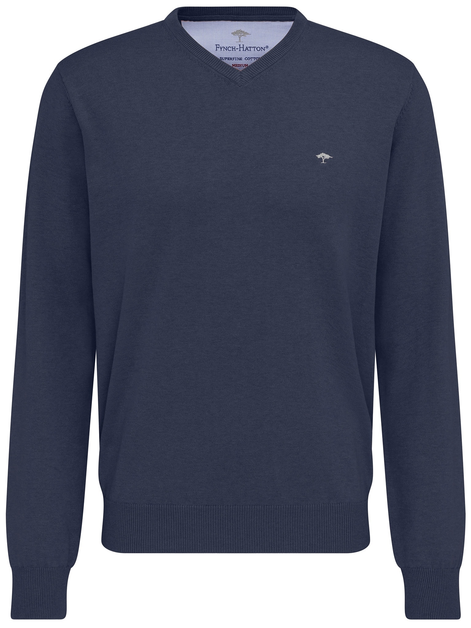 FYNCH-HATTON Strickpullover »FYNCH-HATTON Pullover mit V-Kragen« mit V-Ausschnitt