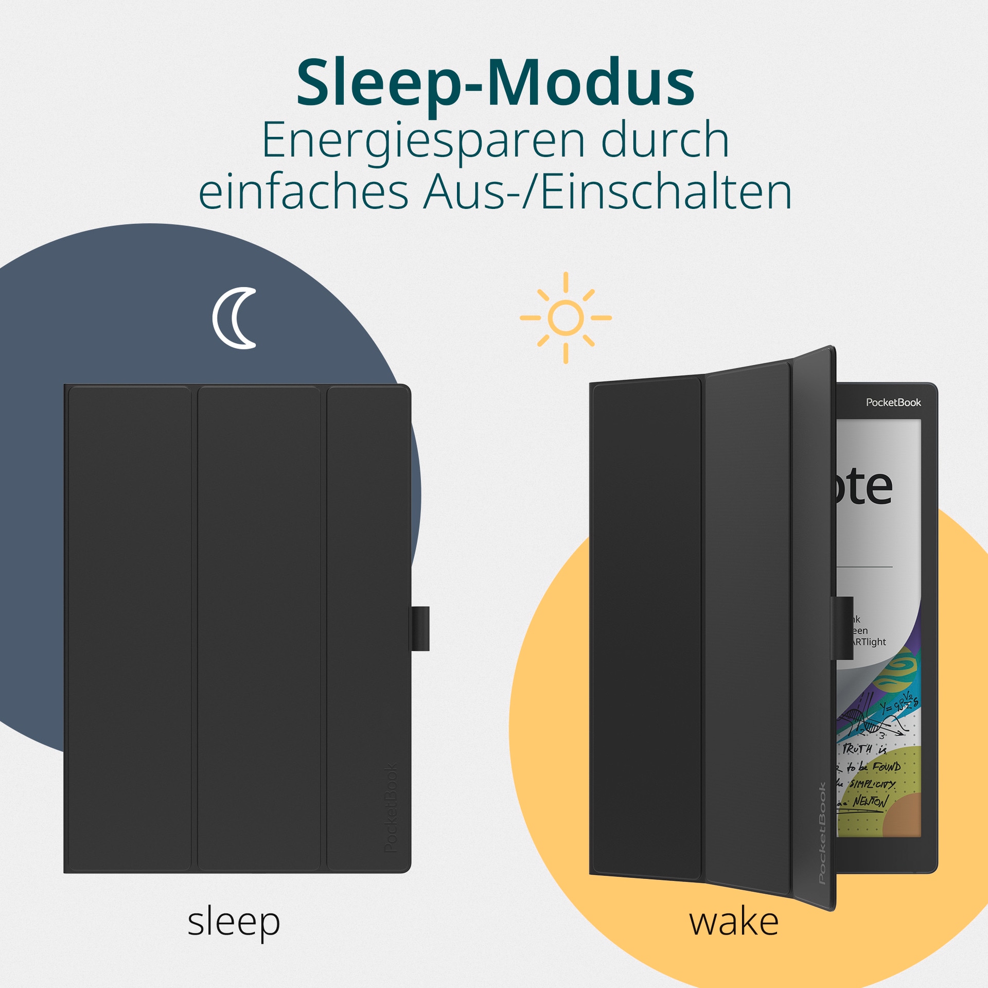PocketBook Handyhülle »Flip Cover 10,3 Zoll«, Backcover, Schutzhülle, Handyschutzhülle, Case, Schutzcase, stossfest